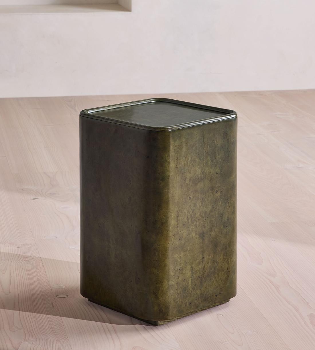 Dawson Side Table - Oak Burl - Olive - Listing - Image 2