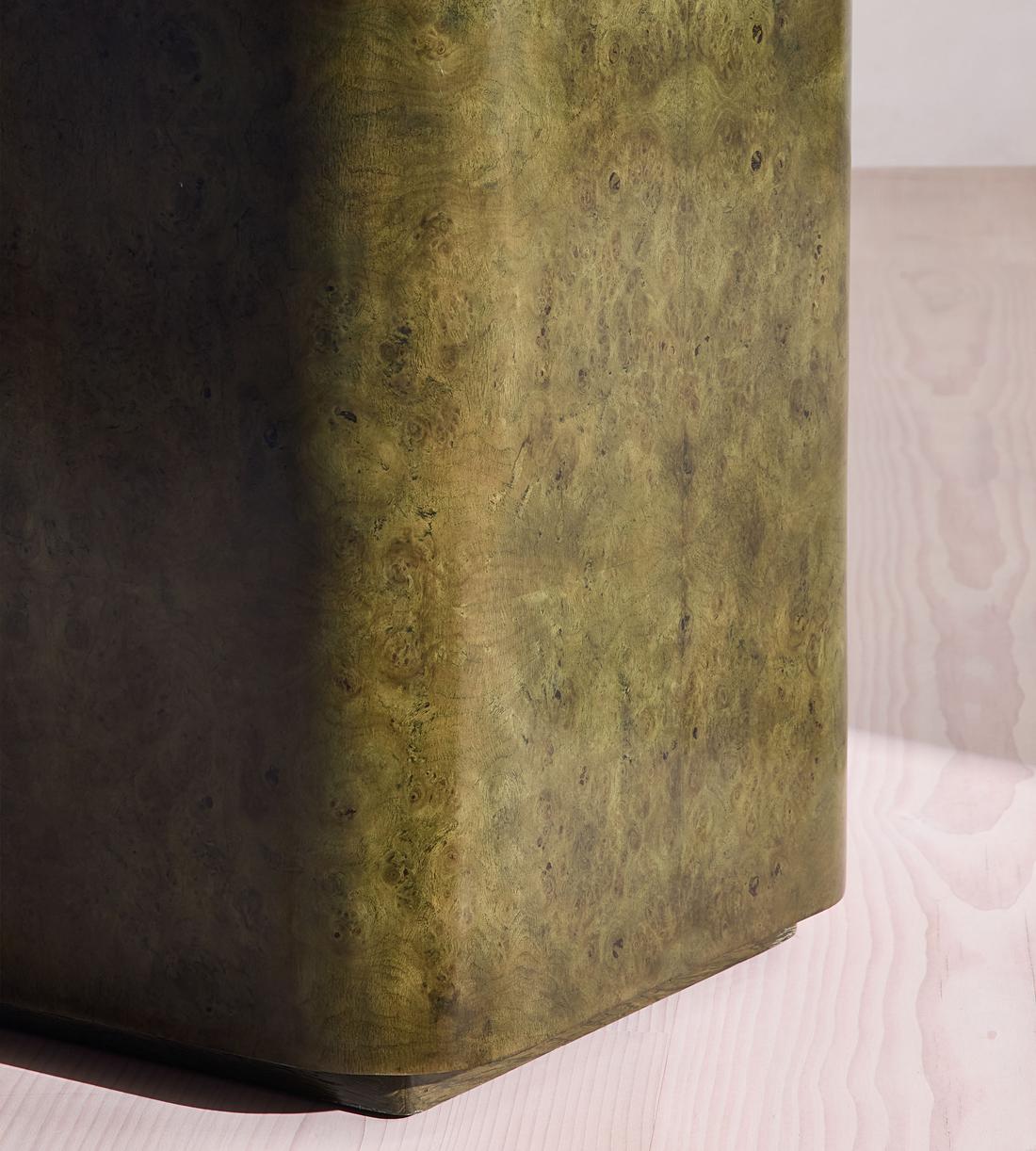 Dawson Side Table - Oak Burl - Olive - Images - Image 4