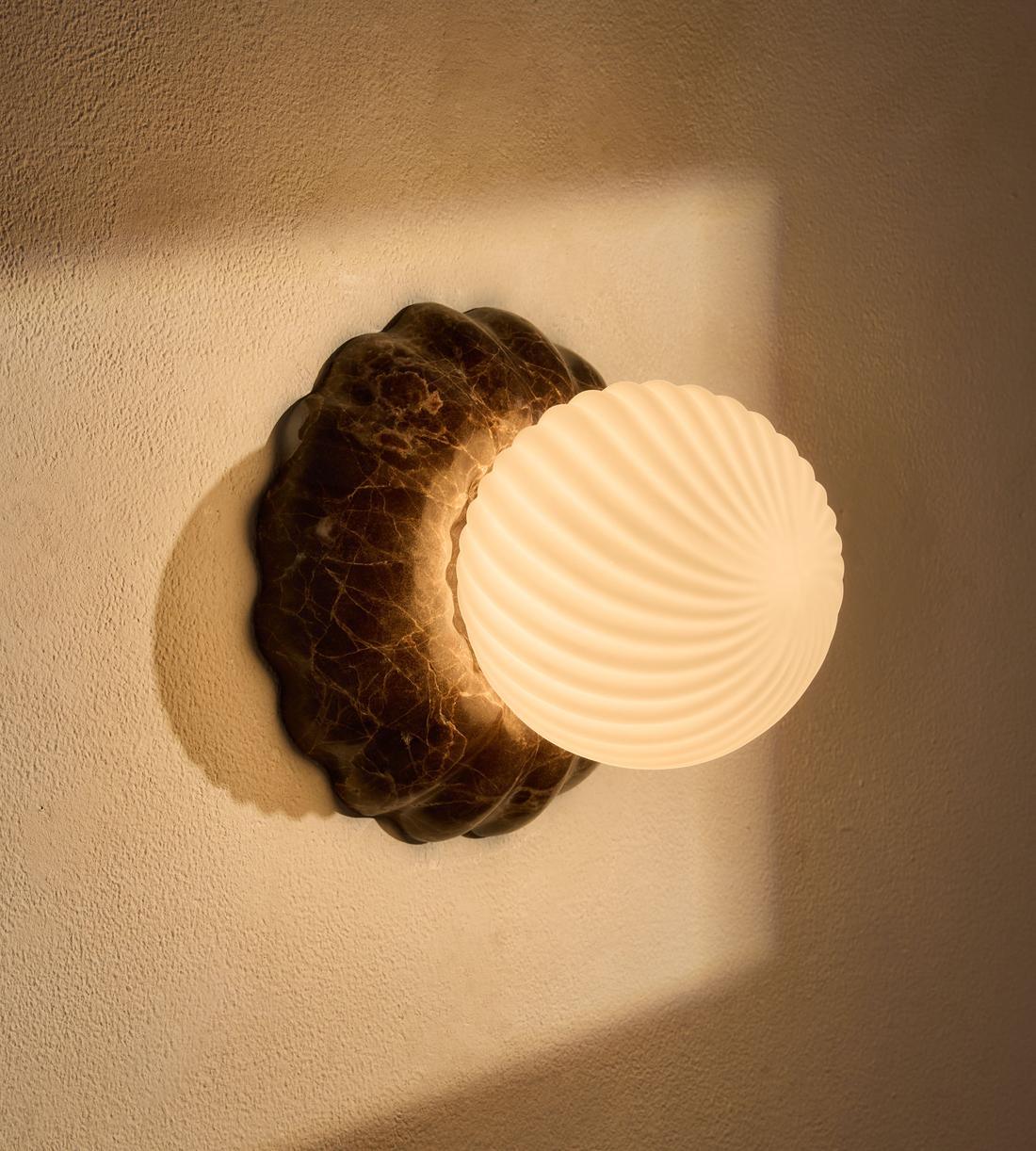 Floria Wall Light - Dark Emperador Marble - IP44 - UK - Listing - Image 5