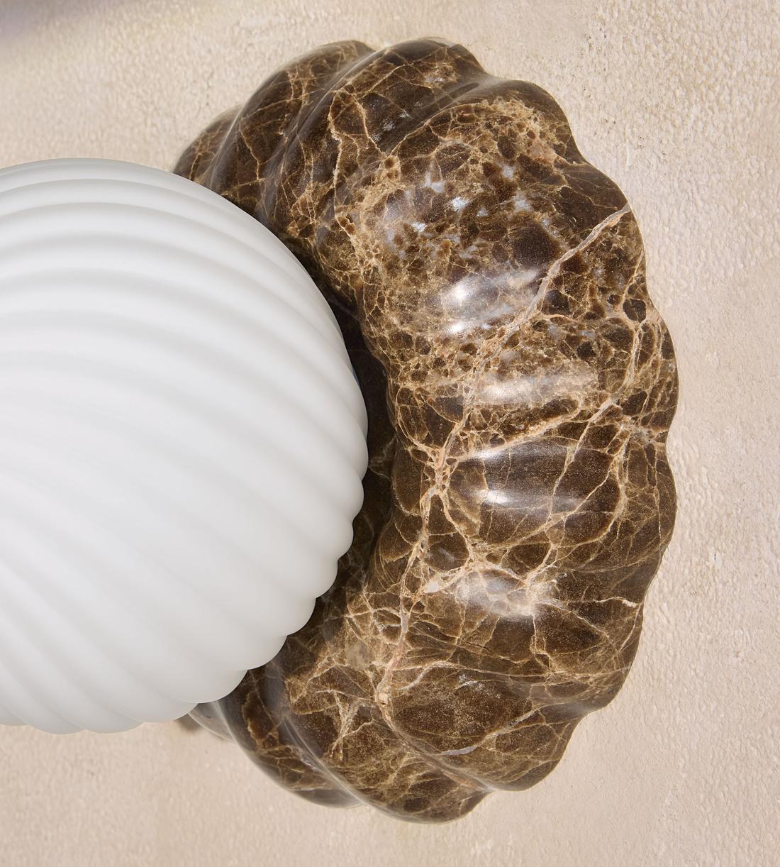 Floria Wall Light - Dark Emperador Marble - IP44 - UK - Images - Image 8
