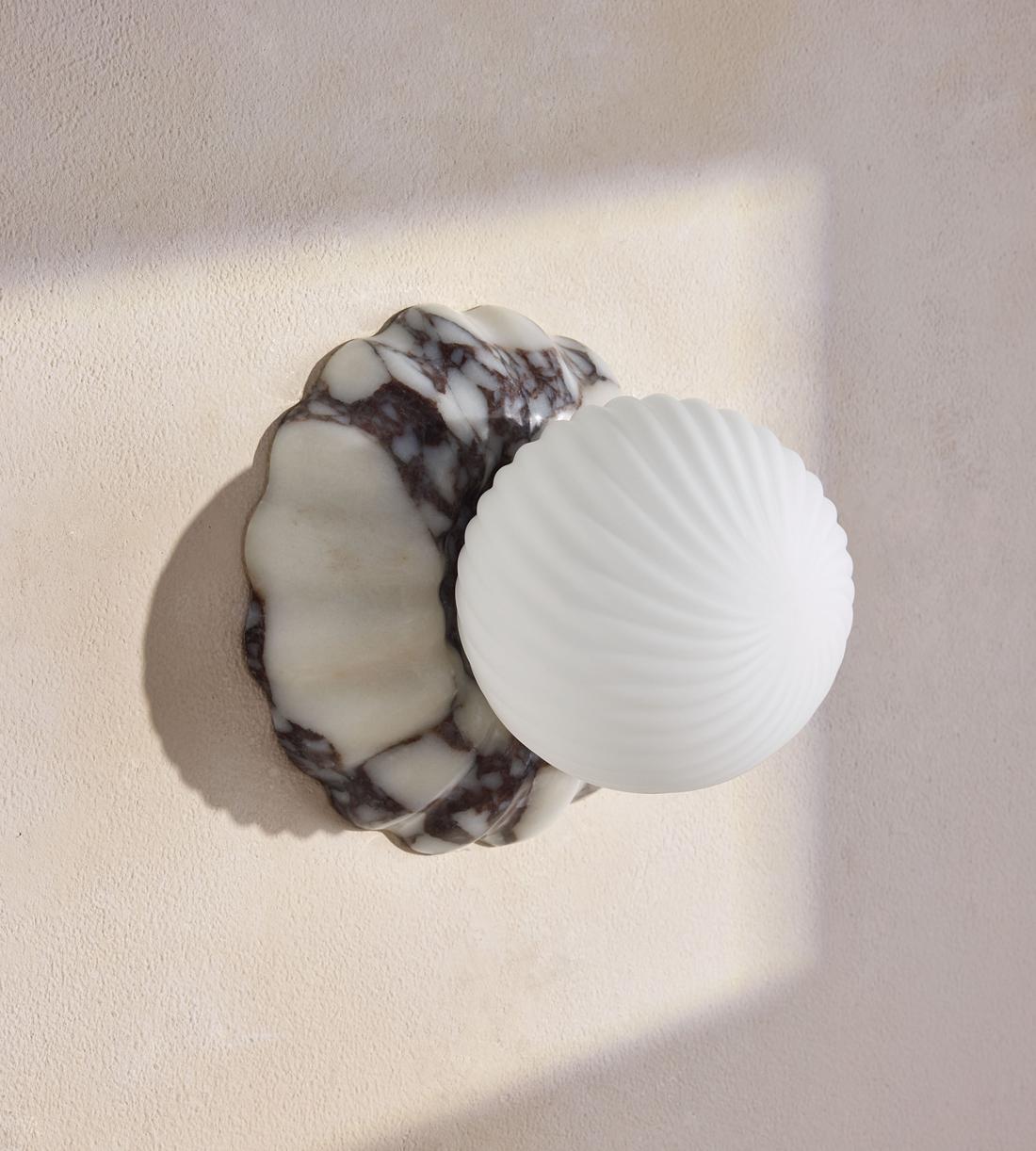 Floria Wall Light - Calacatta Viola Marble - IP44 - UK - Listing - Image 1