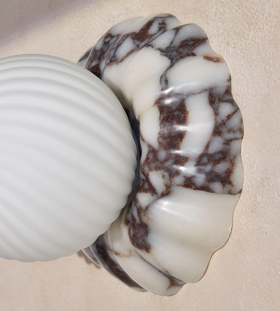 Floria Wall Light - Calacatta Viola Marble - IP44 - UK - Images - Image 5