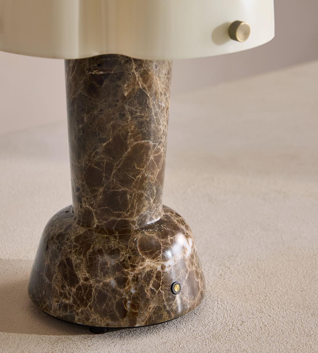 Rio Portable Lamp - Dark Emperador Marble - Images - Image 7