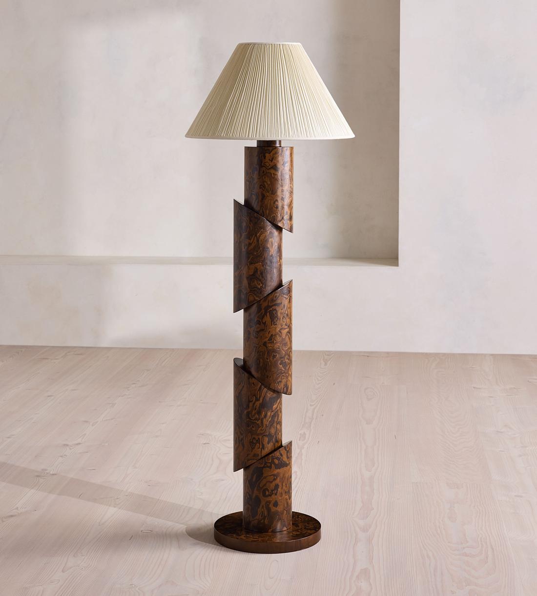 Franco Floor Lamp - Abstract Burl - UK - Listing - Image 3