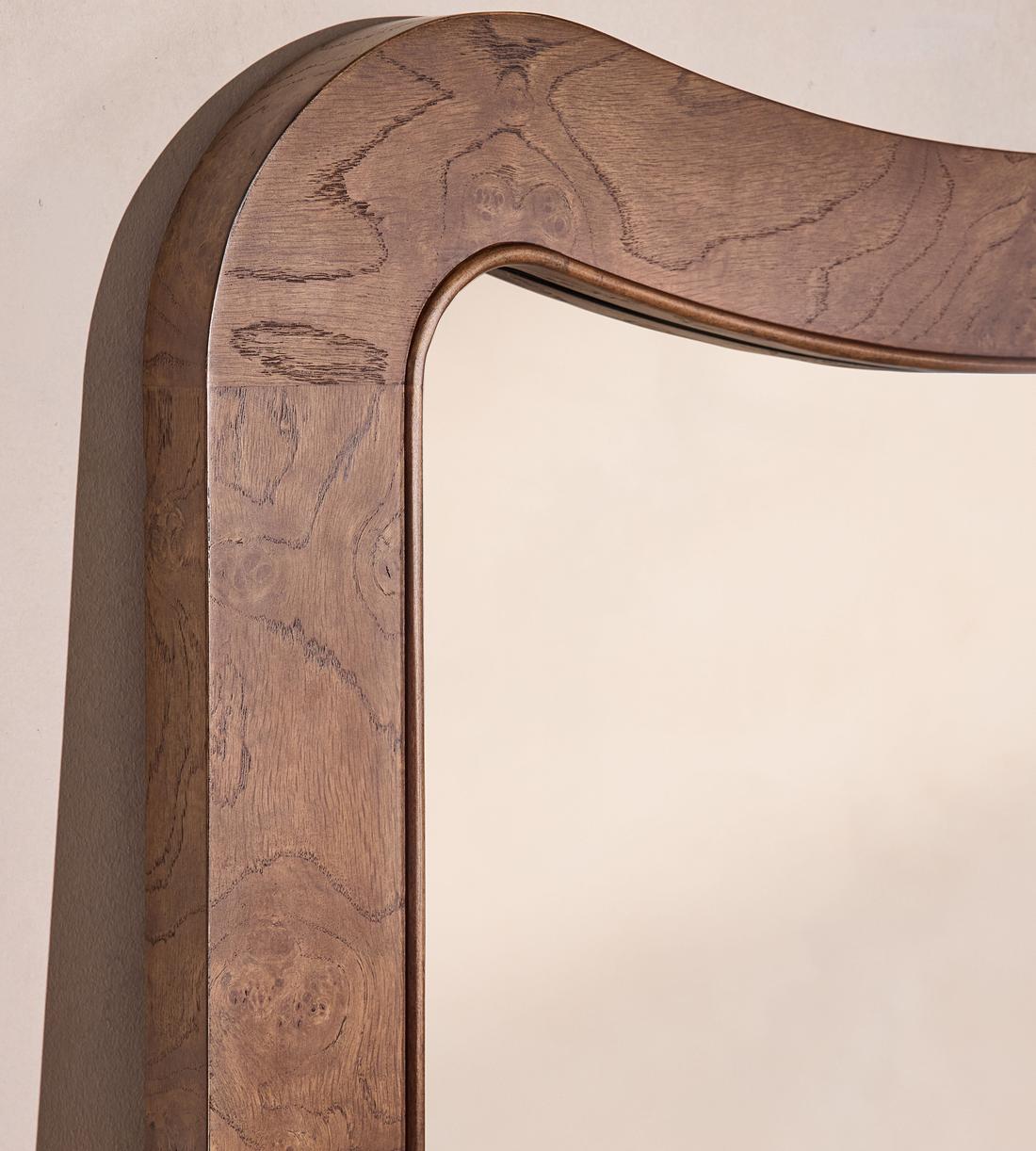 Matilda Wall Mirror - Oak Burl - Images - Image 4