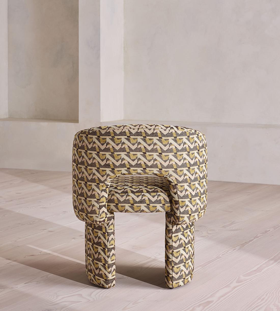 Morrell Dining Chair - Fulton Jacquard - Sage - UK - Images - Image 6
