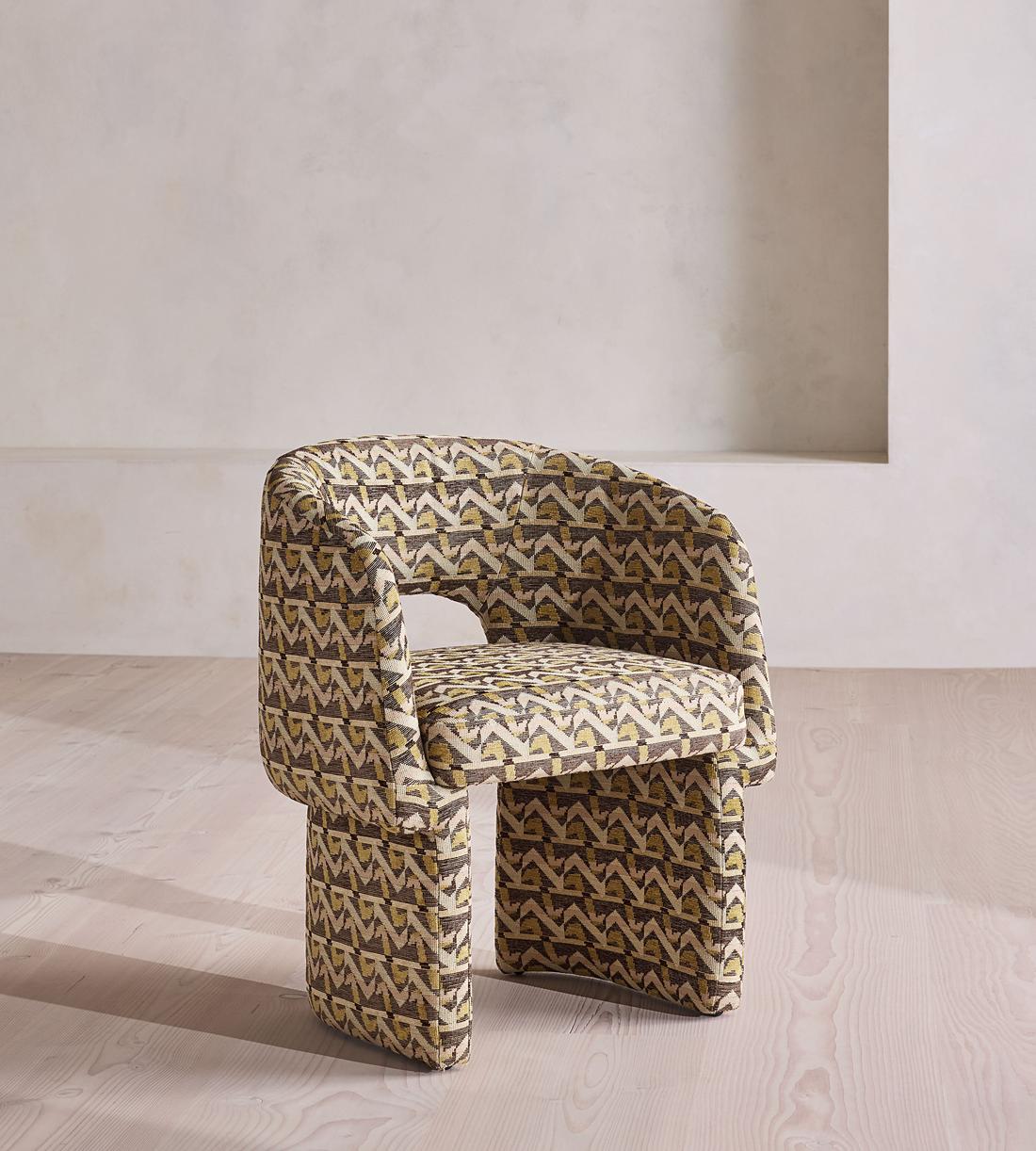 Morrell Dining Chair - Fulton Jacquard - Sage - US - Listing - Image 3