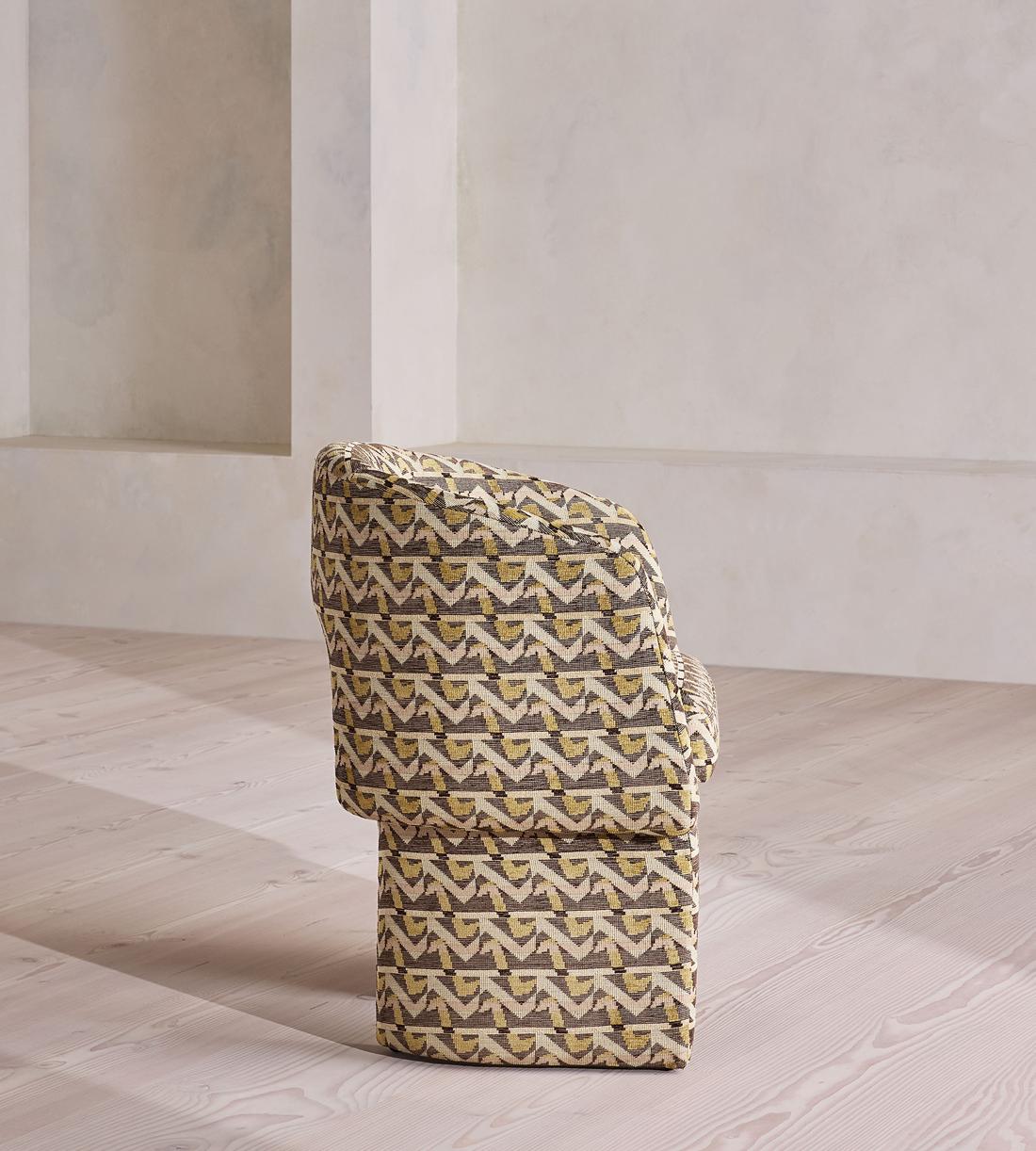 Morrell Dining Chair - Fulton Jacquard - Sage - US - Images - Image 5