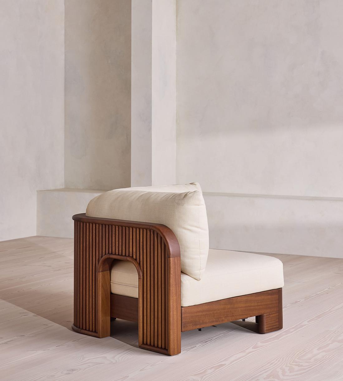 Odell Outdoor Sofa - Corner Module - Off White - UK - Images - Image 4