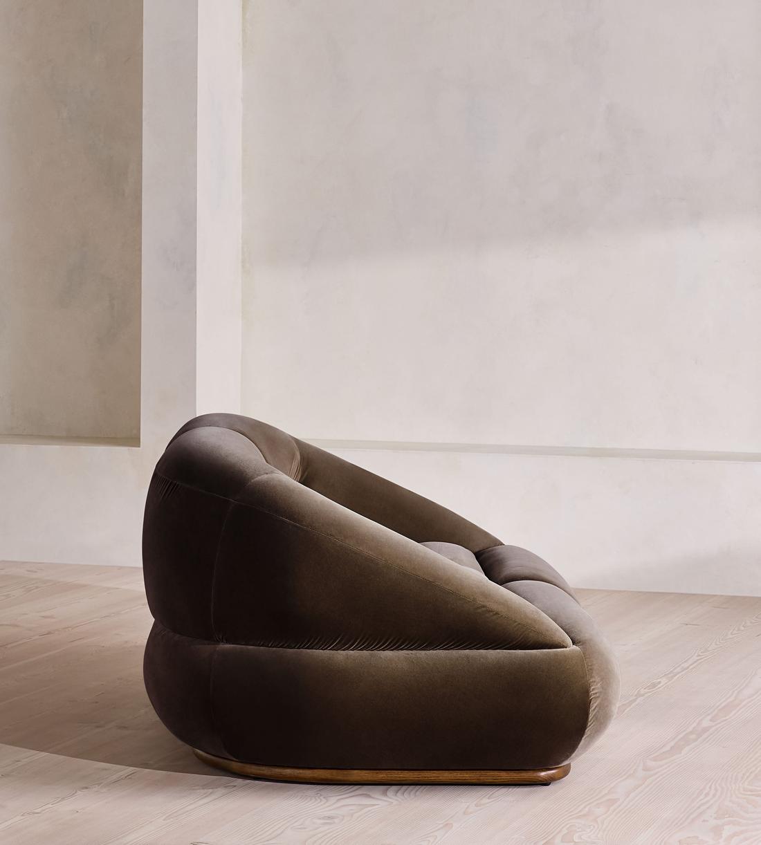 Edison Modular Sofa - Three Seater - Velvet - Chocolate US - Images - Image 3