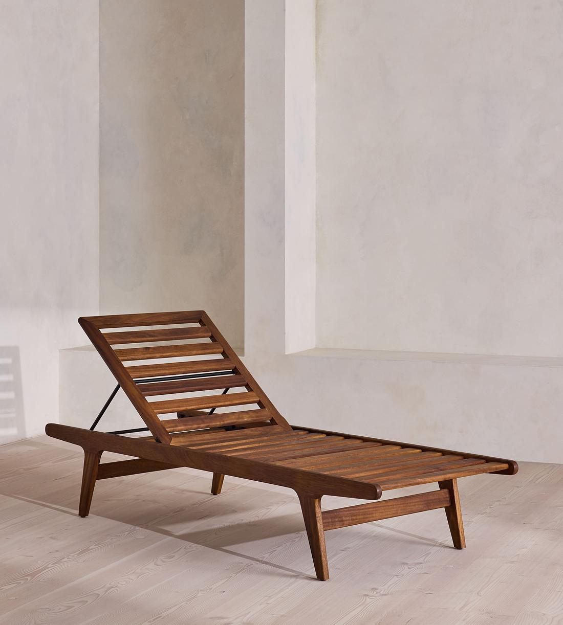 Noah Outdoor Chaise Lounger - Off White - Images - Image 7