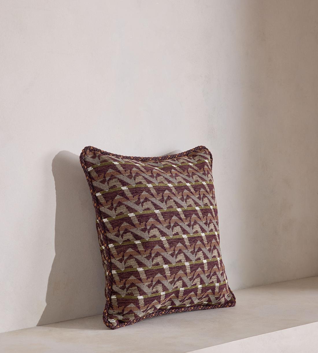 Fulton Square Cushion - Bordeaux - Listing - Image 6