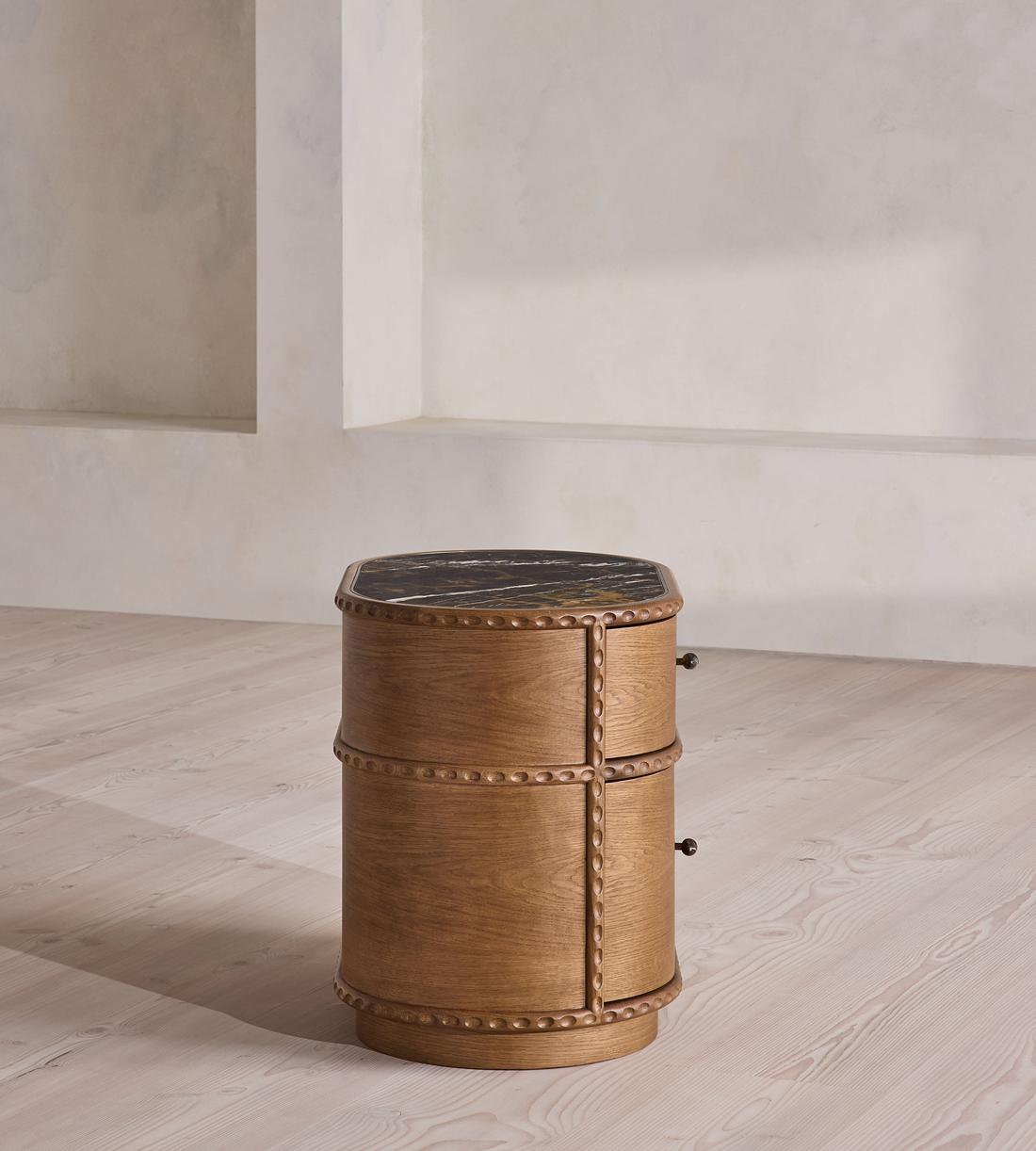 Pietro Bedside Table - Large - Michelangelo Marble - Images - Image 3