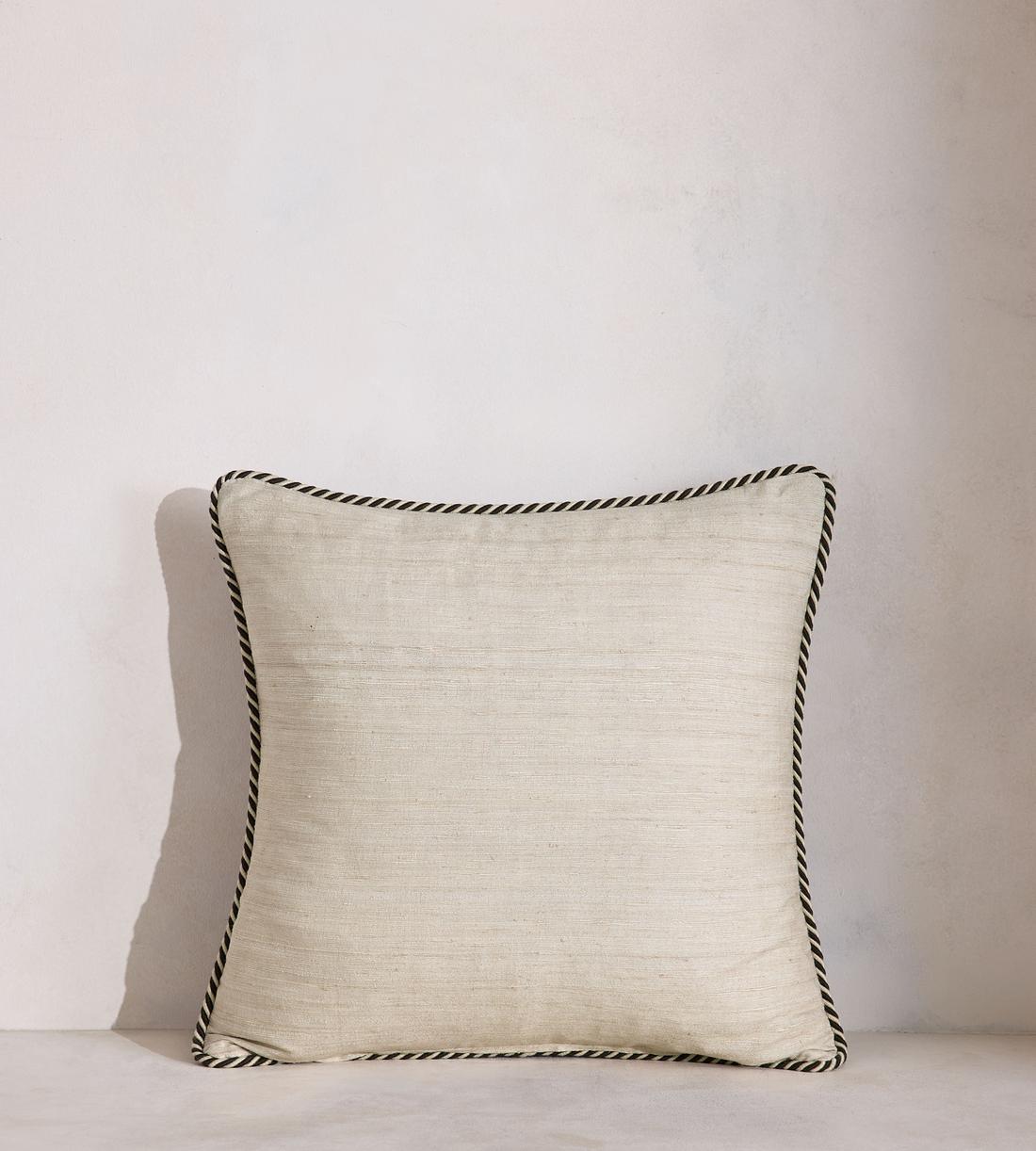 Florence Square Cushion - Chocolate - Listing - Image 2