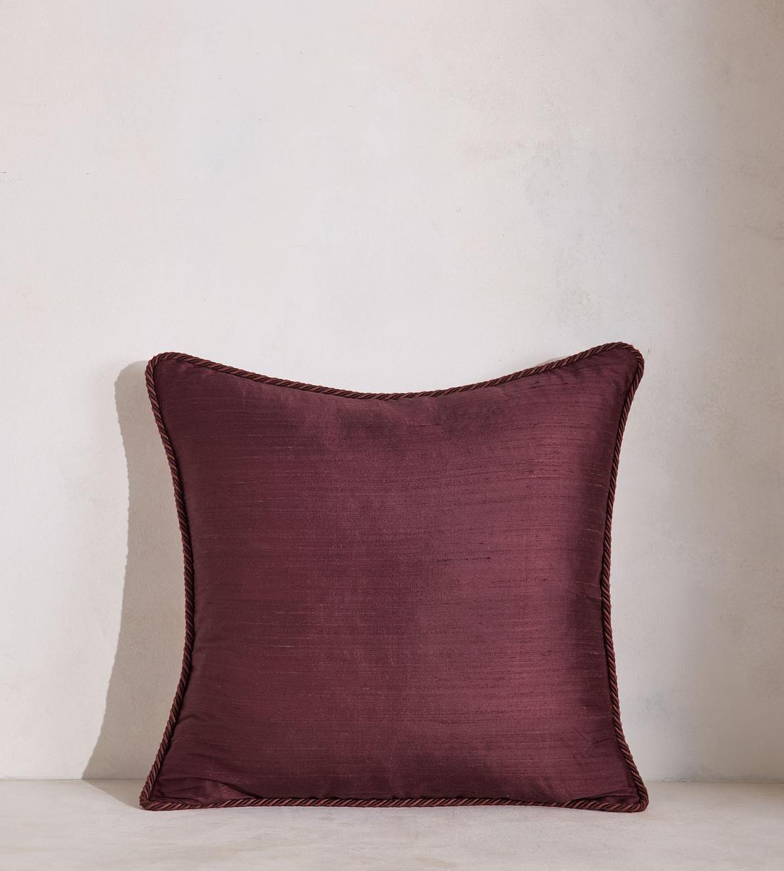 Florence Square Cushion - Bordeaux - Listing - Image 3