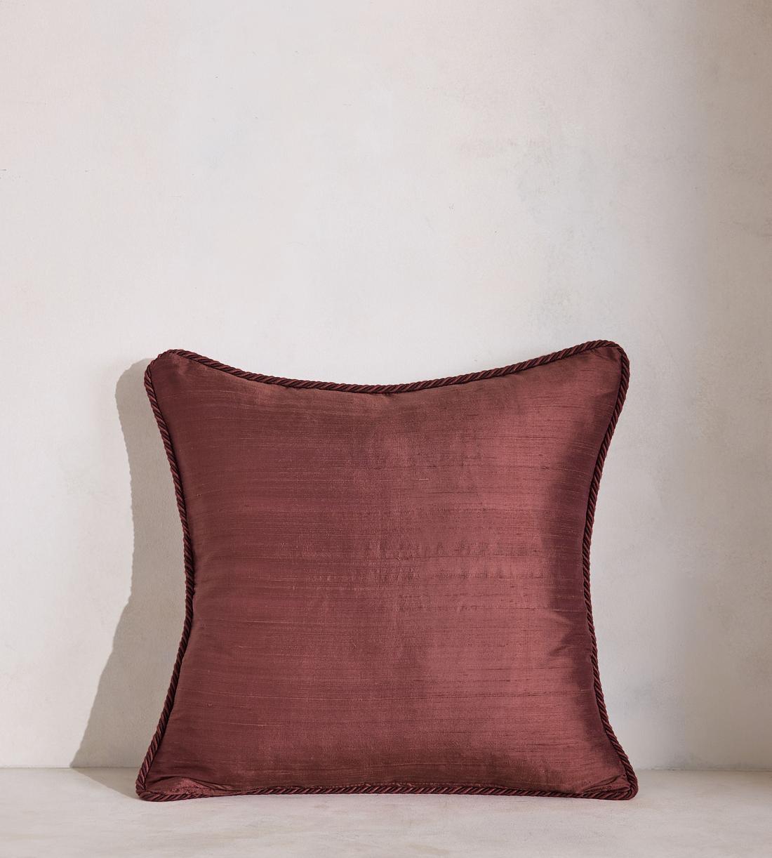 Florence Square Cushion - Bordeaux - Listing - Image 4