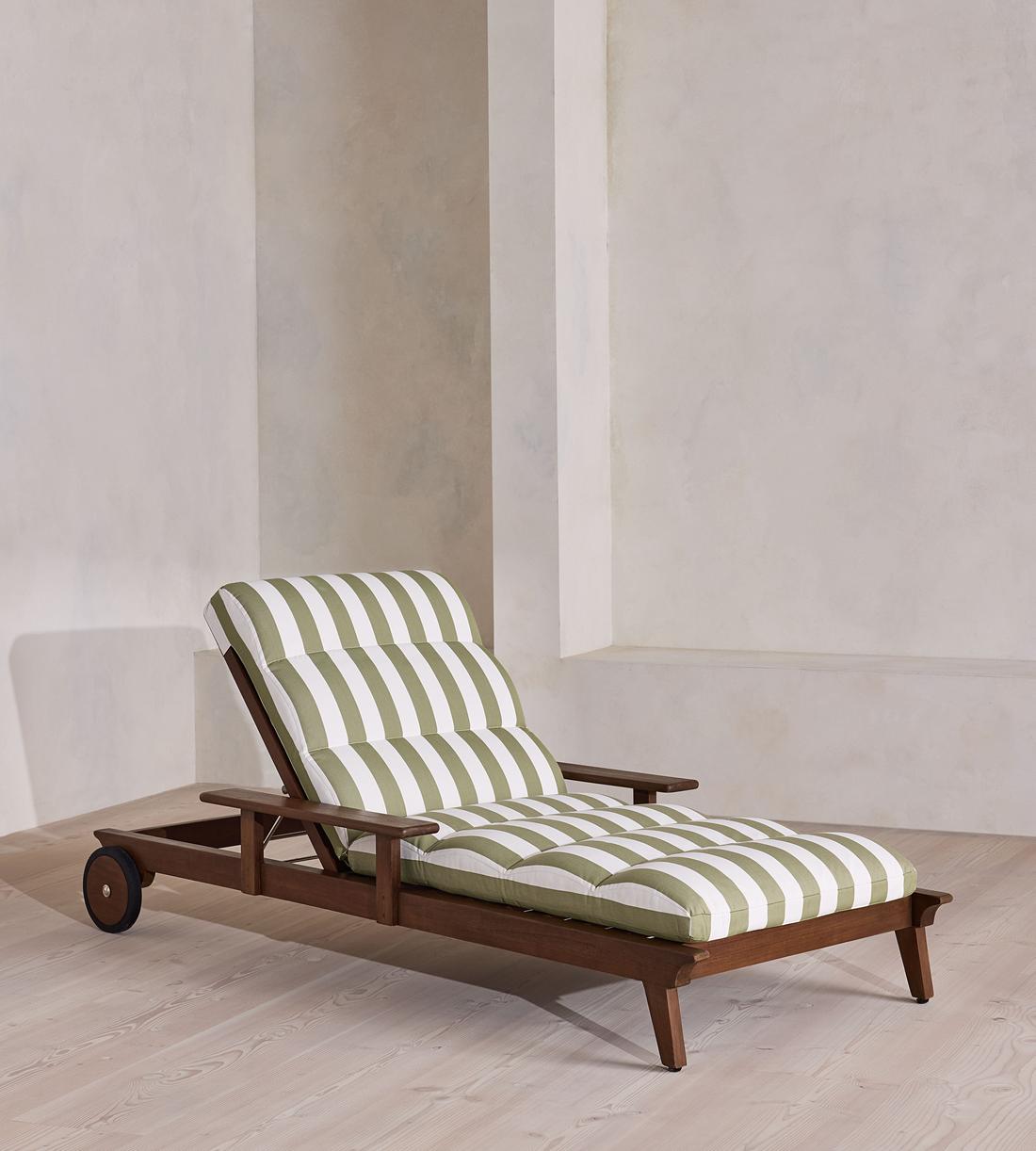 Ardingly Outdoor Sunlounger - Babington House Stripe - Listing - Image 2