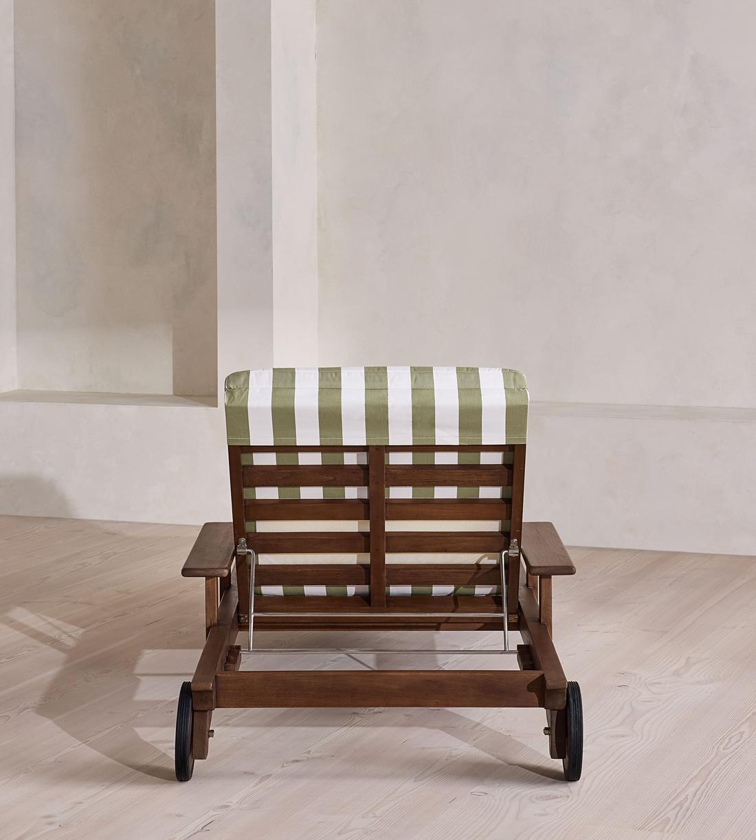 Ardingly Outdoor Sunlounger - Babington House Stripe - Images - Image 6
