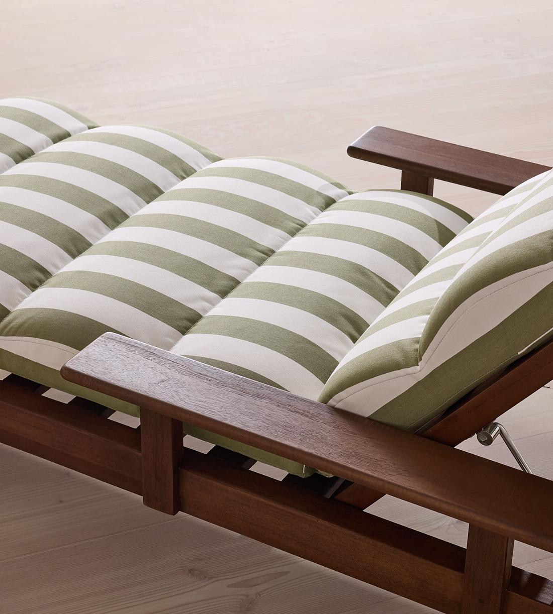 Ardingly Outdoor Sunlounger - Babington House Stripe - Images - Image 6