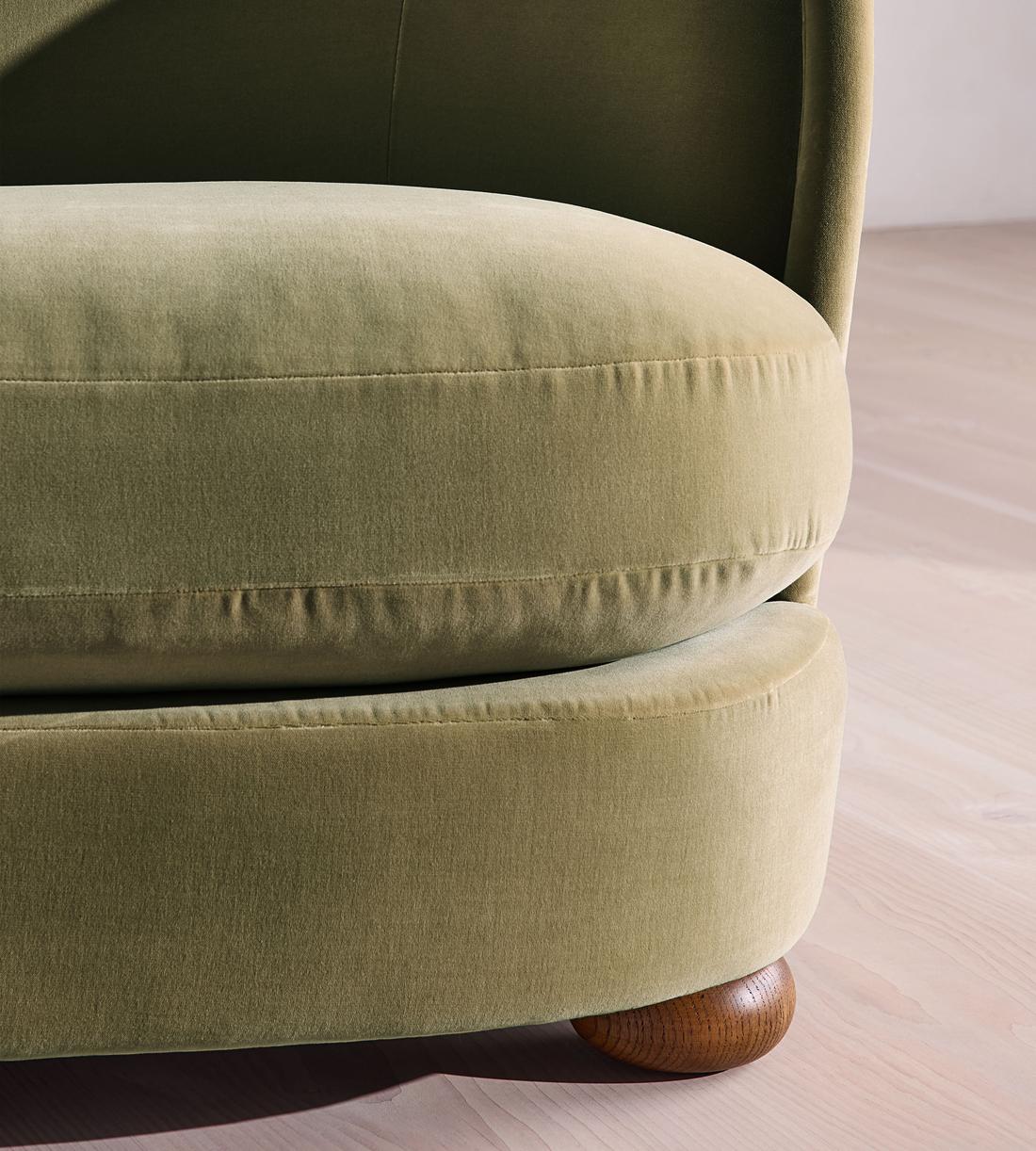 Blair Two Seater Sofa - Velvet - Lichen - UK - Images - Image 7