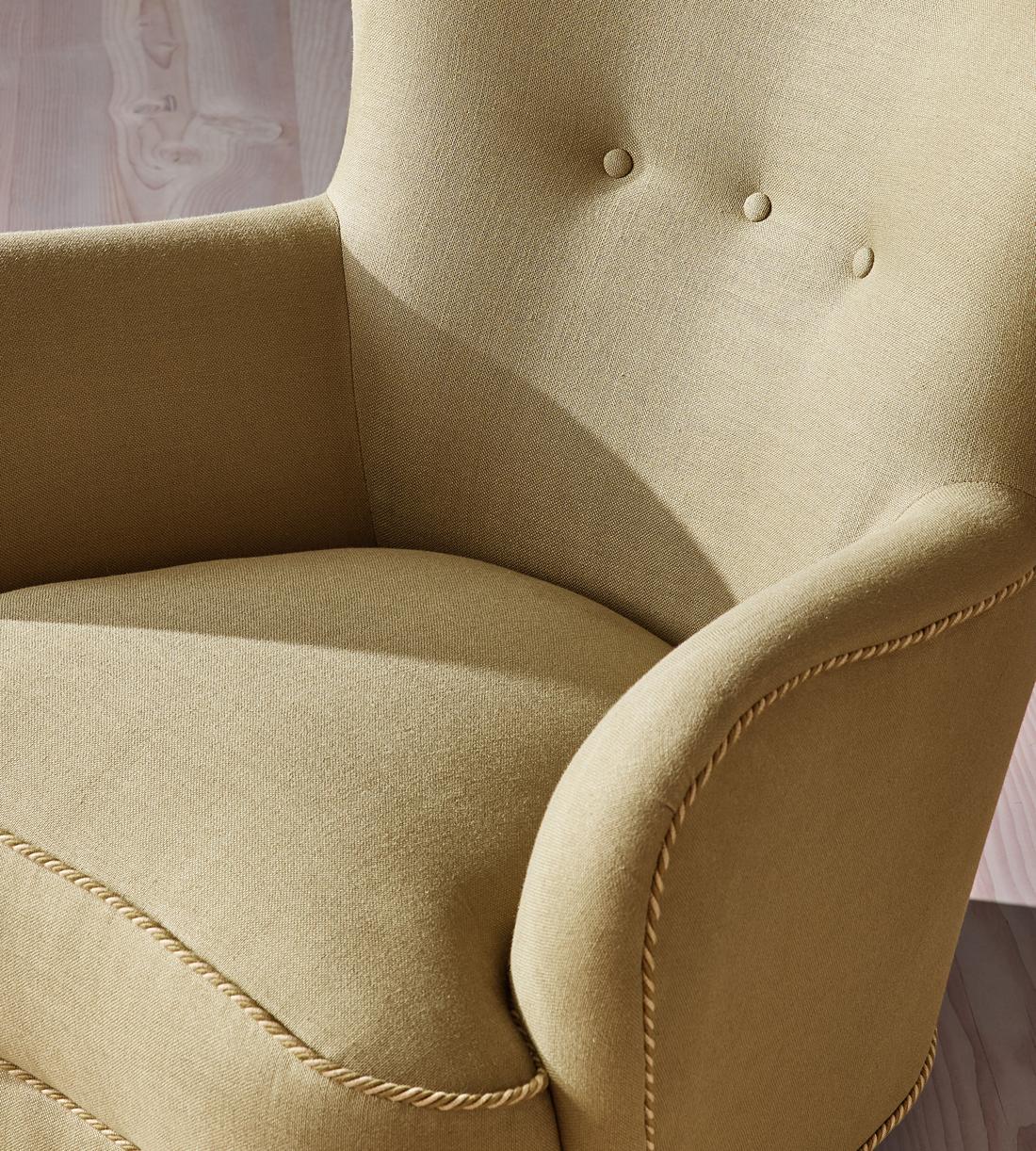 Pippa Armchair - Linen - Wheat - UK - Images - Image 6