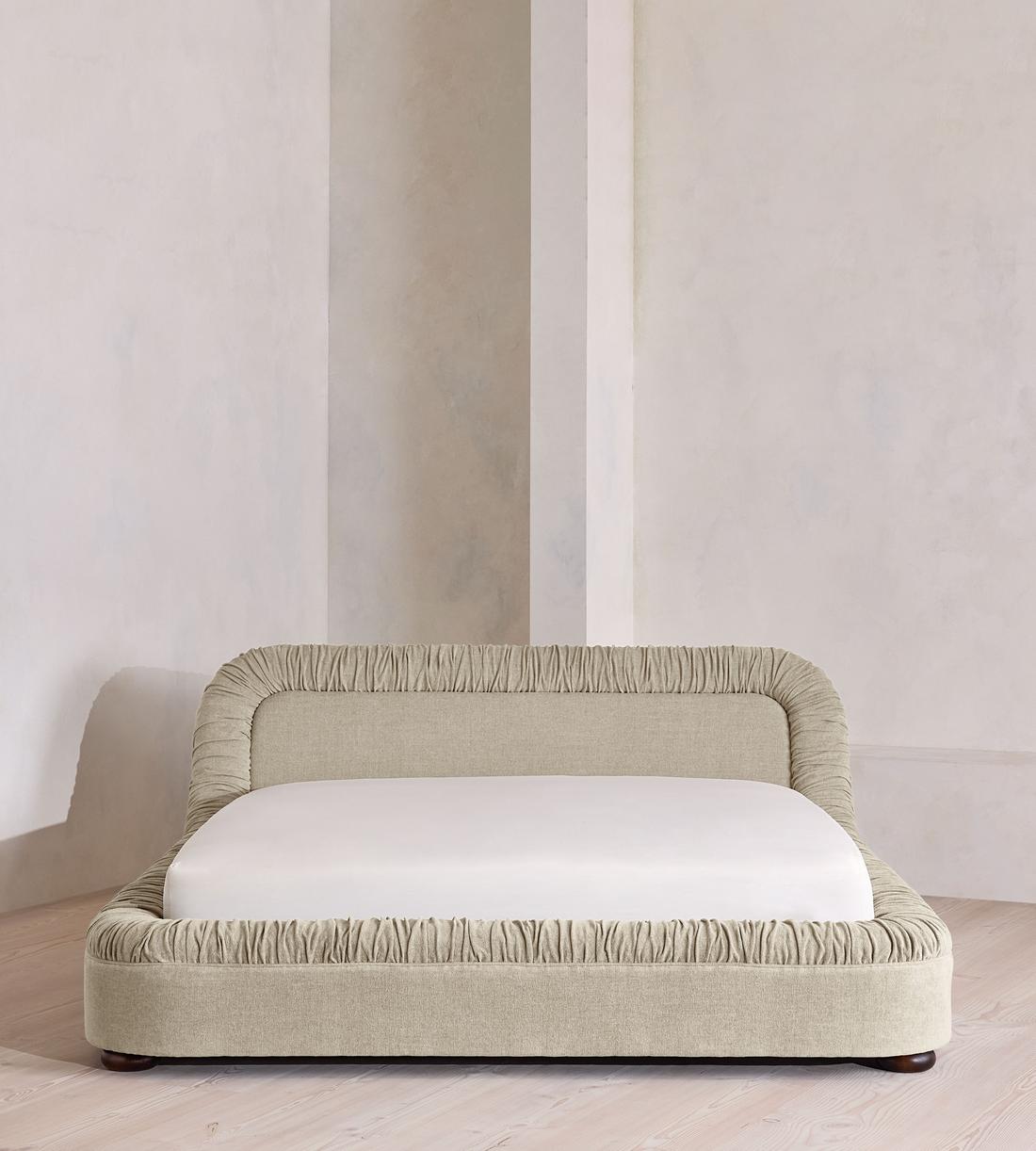 Vara Bed - Emperor - Linen Chenille - Stone - Listing - Image 2
