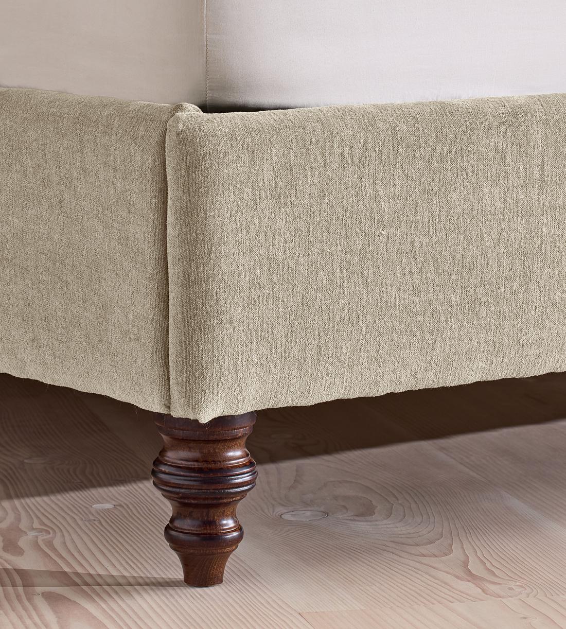 Rivas Bed - King - Linen Chenille - Stone - UK - Images - Image 5