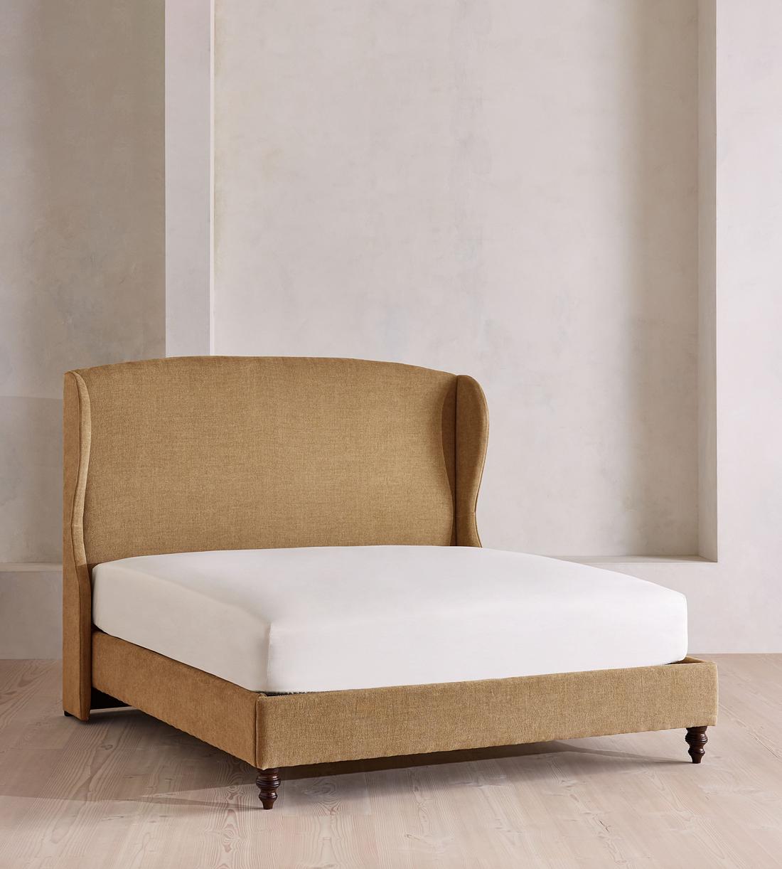 Rivas Bed - King - Linen Chenille - Sand - Listing - Image 1