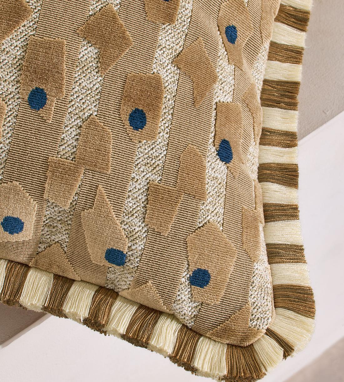 Jeremiah Square Cushion - Caramel - Images - Image 7