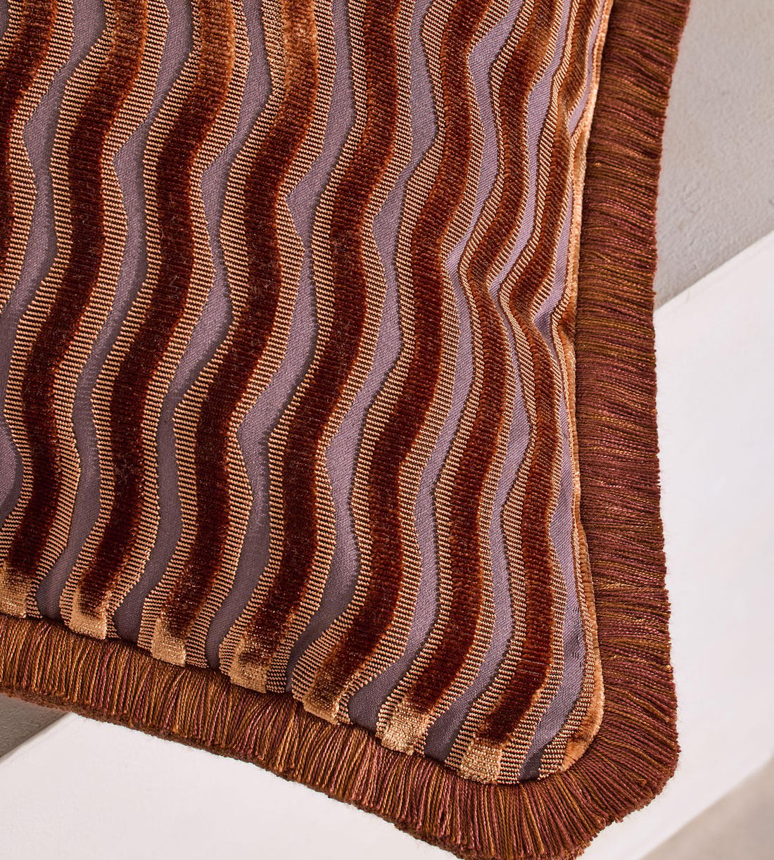 Teuser Square Cushion - Rust - Images - Image 5
