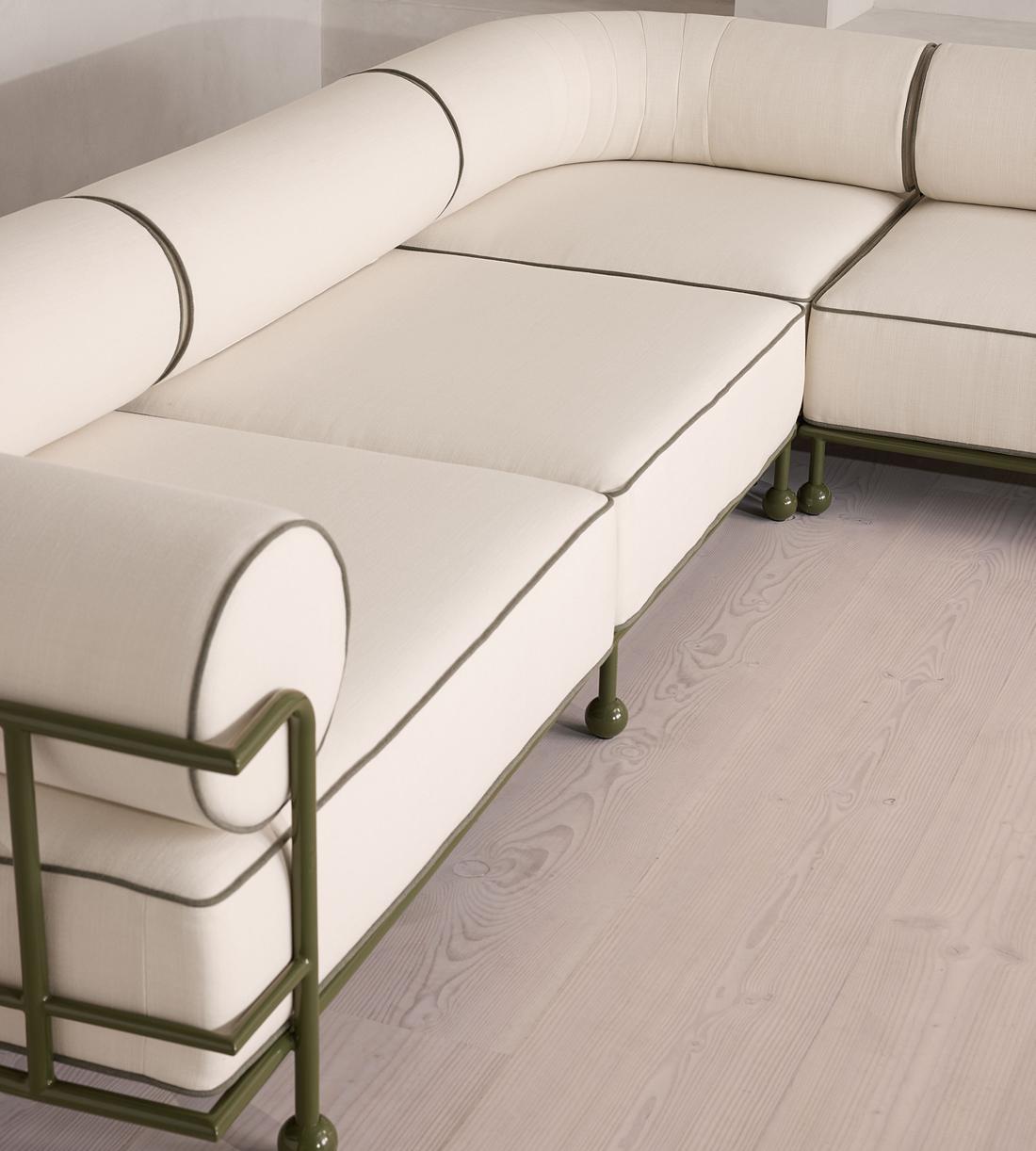 Gaspard Outdoor Sofa - Corner Module - Off White - US - Images - Image 5