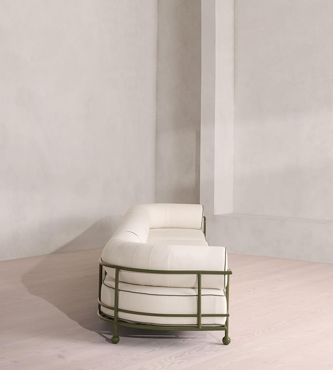 Gaspard Outdoor Sofa - Five Seater - Off White - US - Images - Image 3