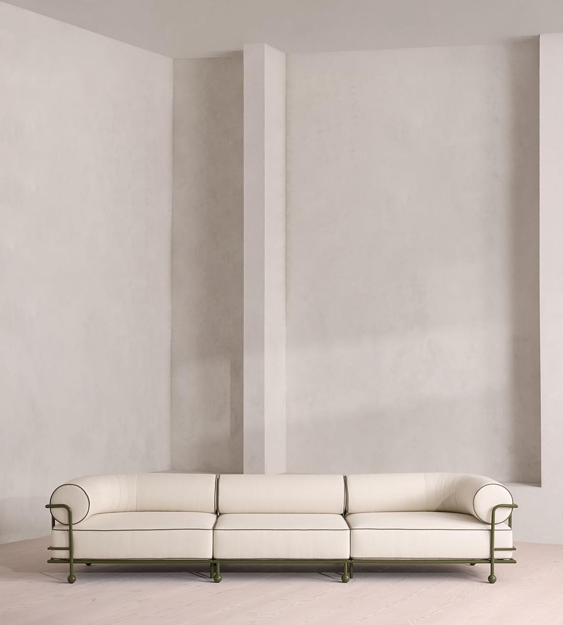 Gaspard Outdoor Sofa - Four Seater - Off White - UK - Listing - Image 2
