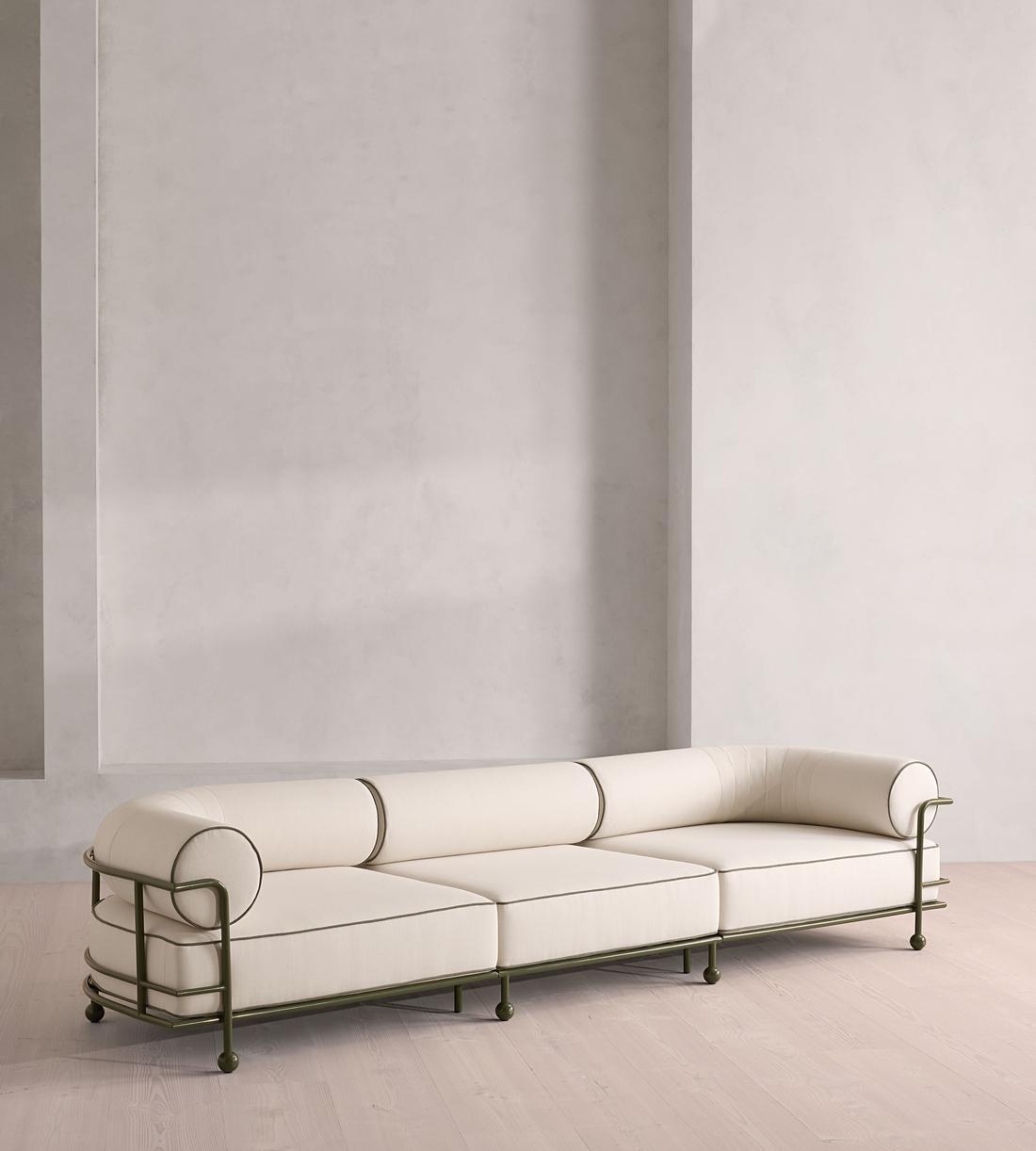 Gaspard Outdoor Sofa - Four Seater - Off White - UK - Listing - Image 3