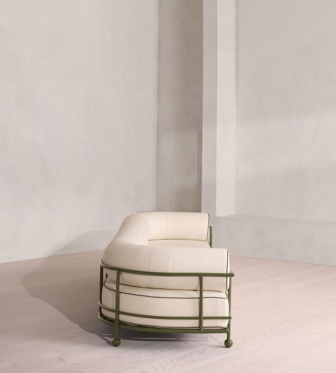 Gaspard Outdoor Sofa - Four Seater - Off White - UK - Images - Image 4