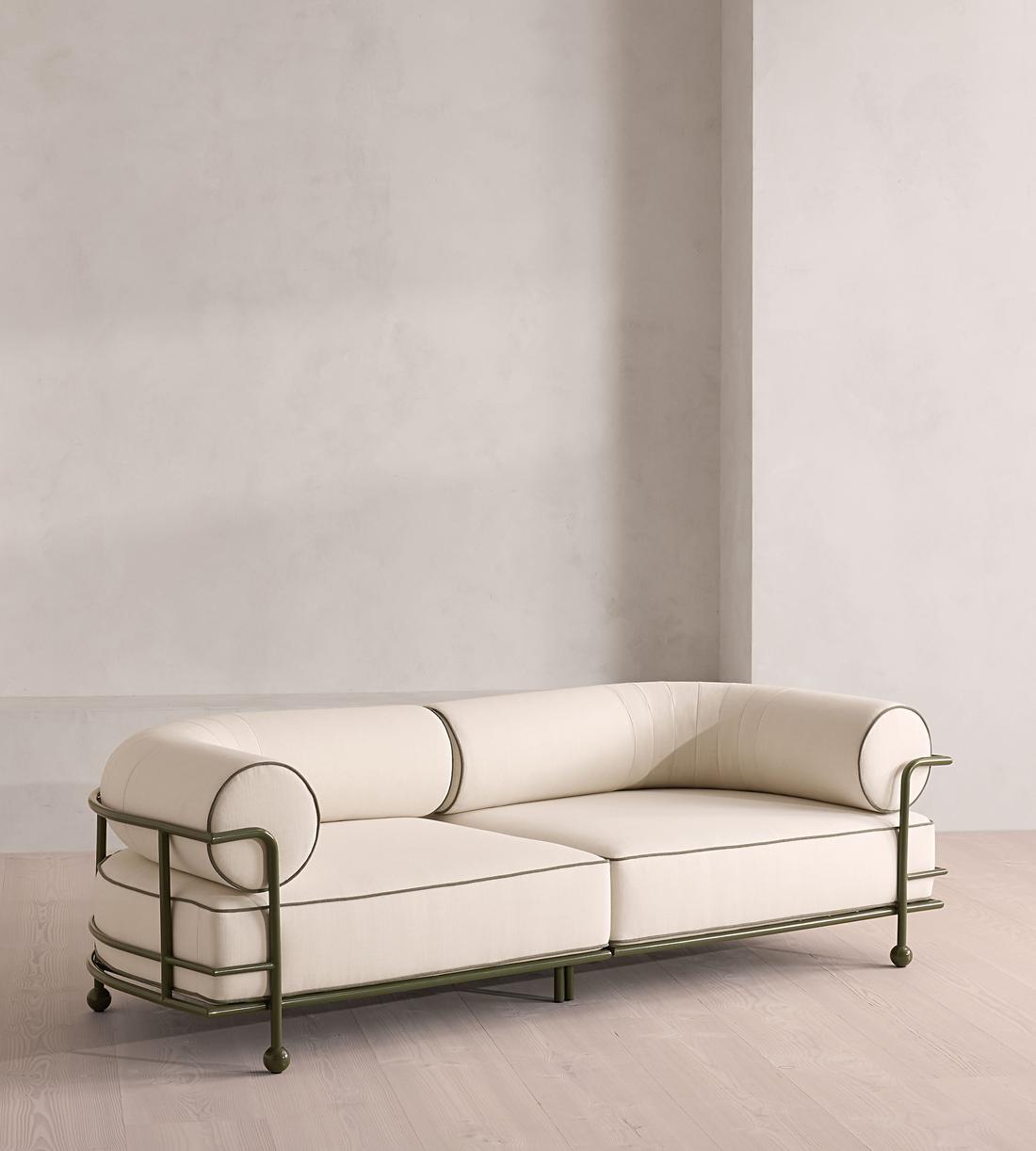 Gaspard Outdoor Sofa - Three Seater - Off White - US - Listing - Image 4