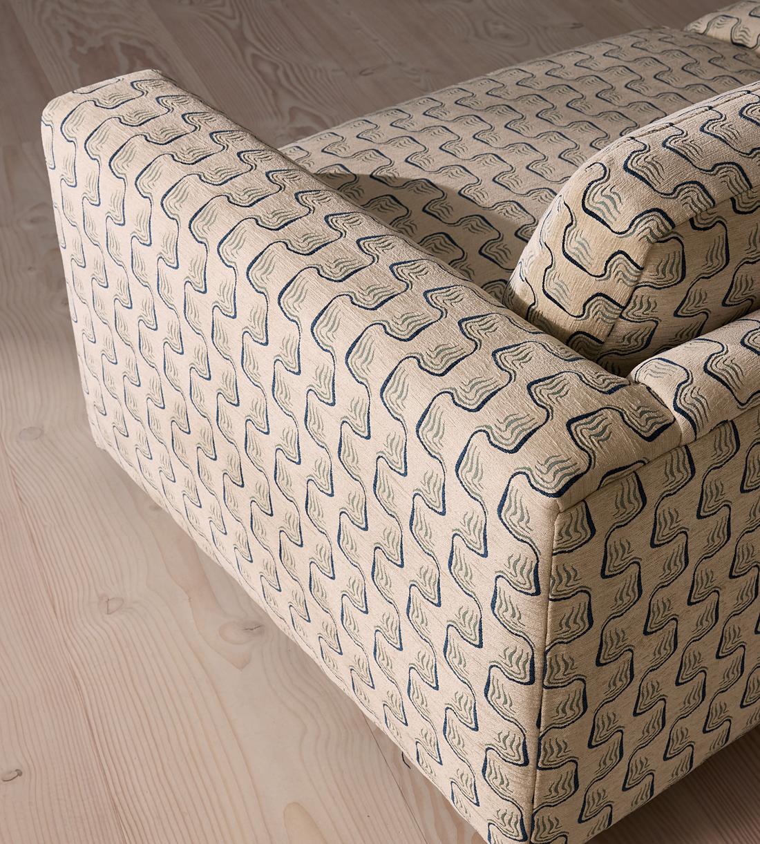 Mossley Three Seater Sofa - Theron Jacquard - US - Images - Image 7