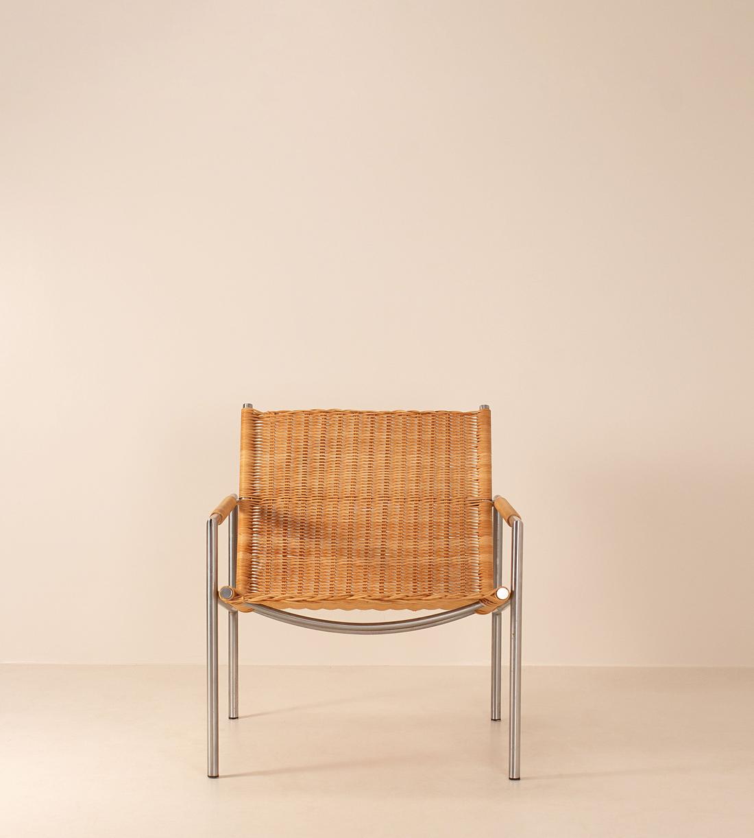 Vintage Armchair - Rattan and Chrome - Listing - Image 2