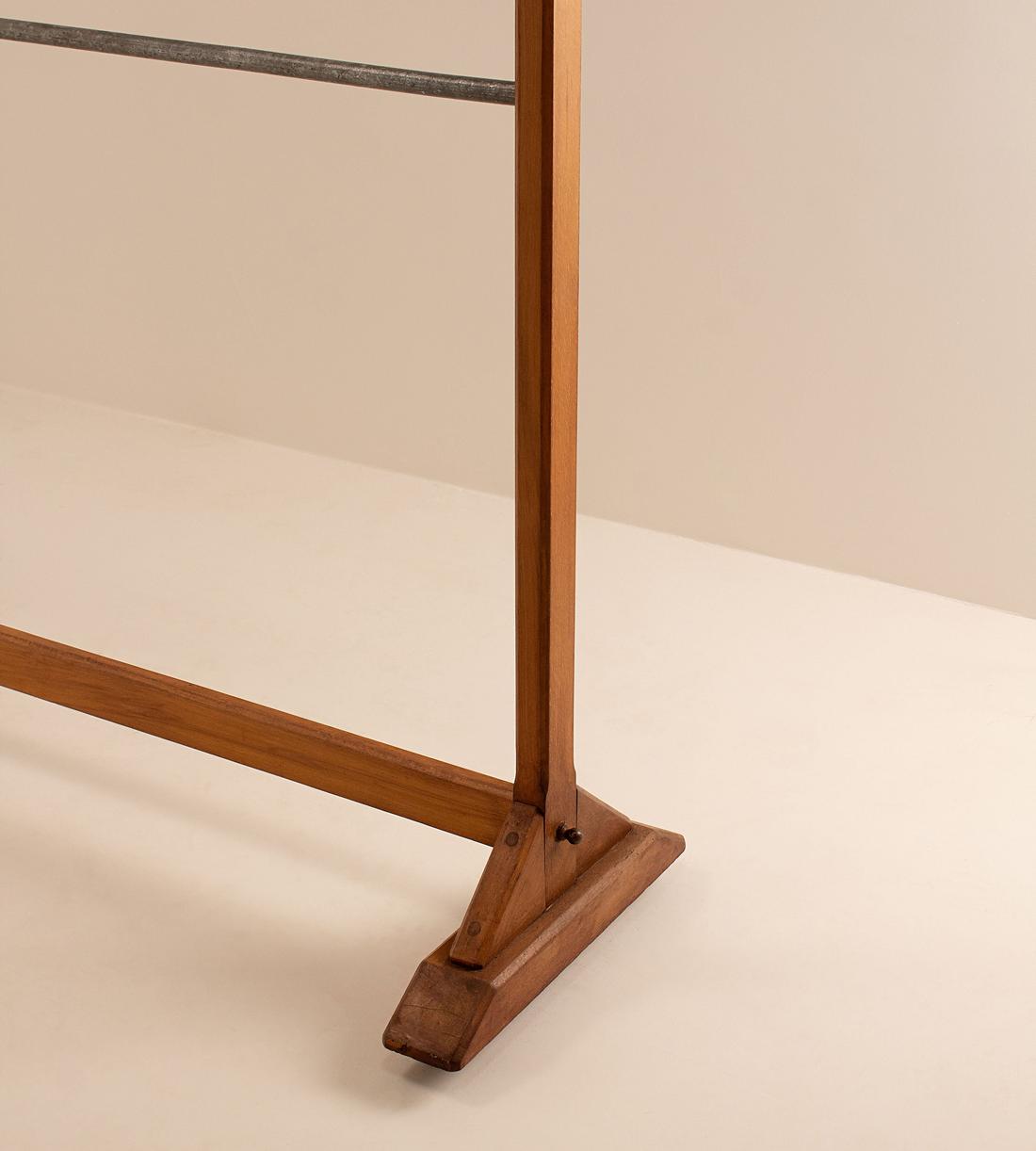 Vintage Clothes Stand - Beech and Nickel - France - Images - Image 3