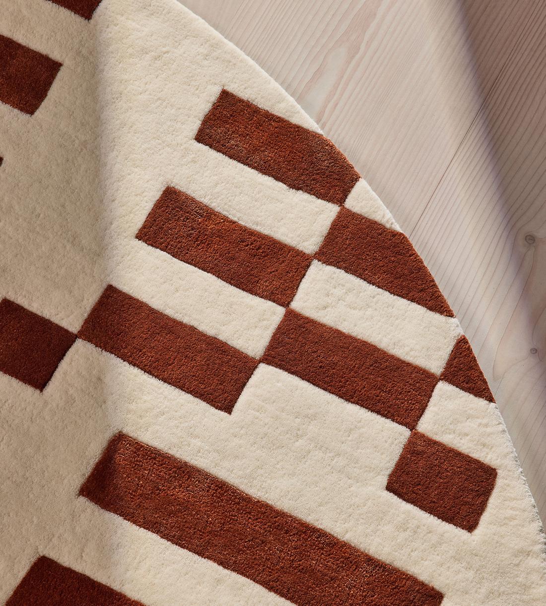Raya Rug - Rust Round 200 x 200cm - Images - Image 3