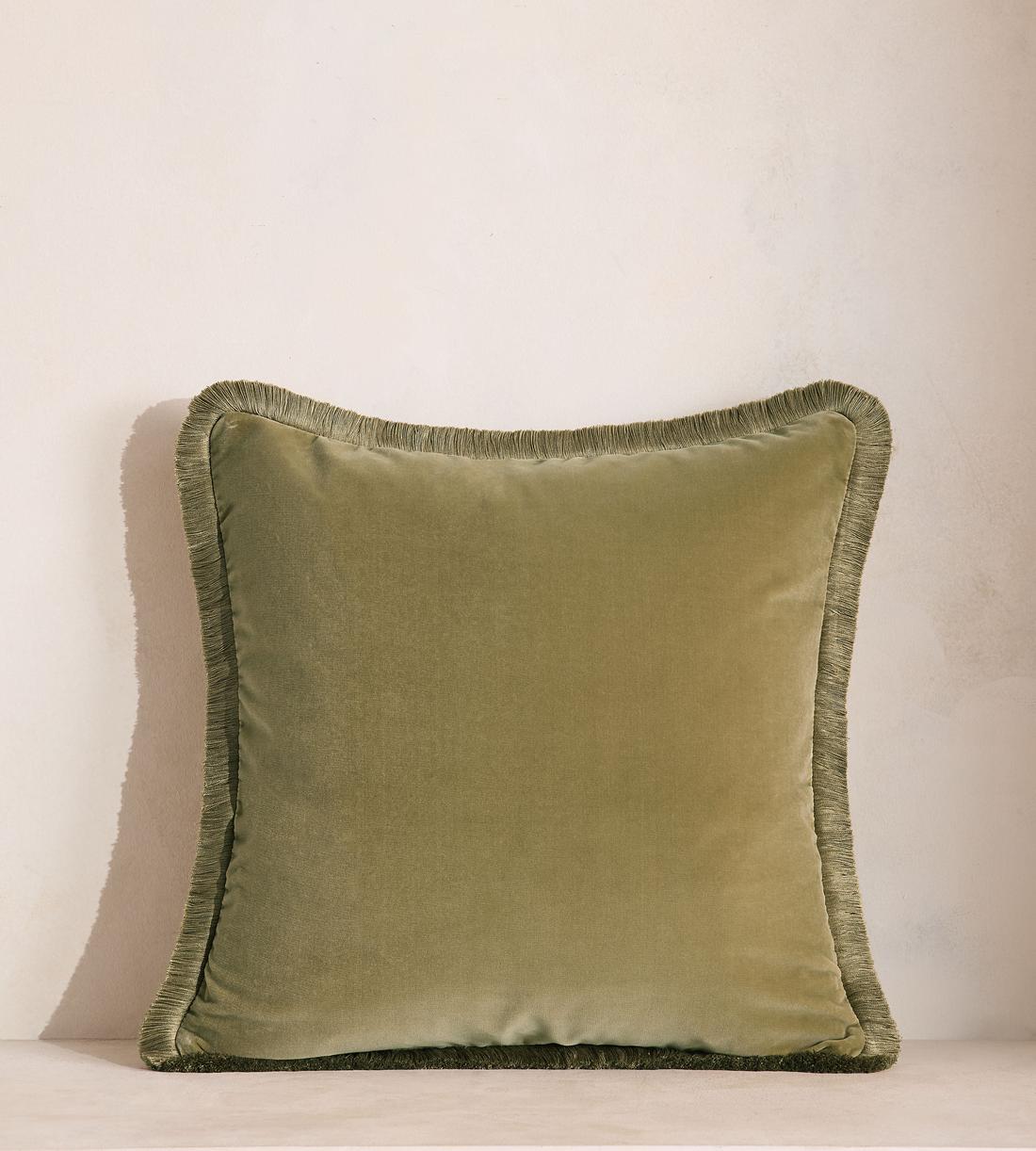Margeaux Square Cushion - Lichen - Listing - Image 1