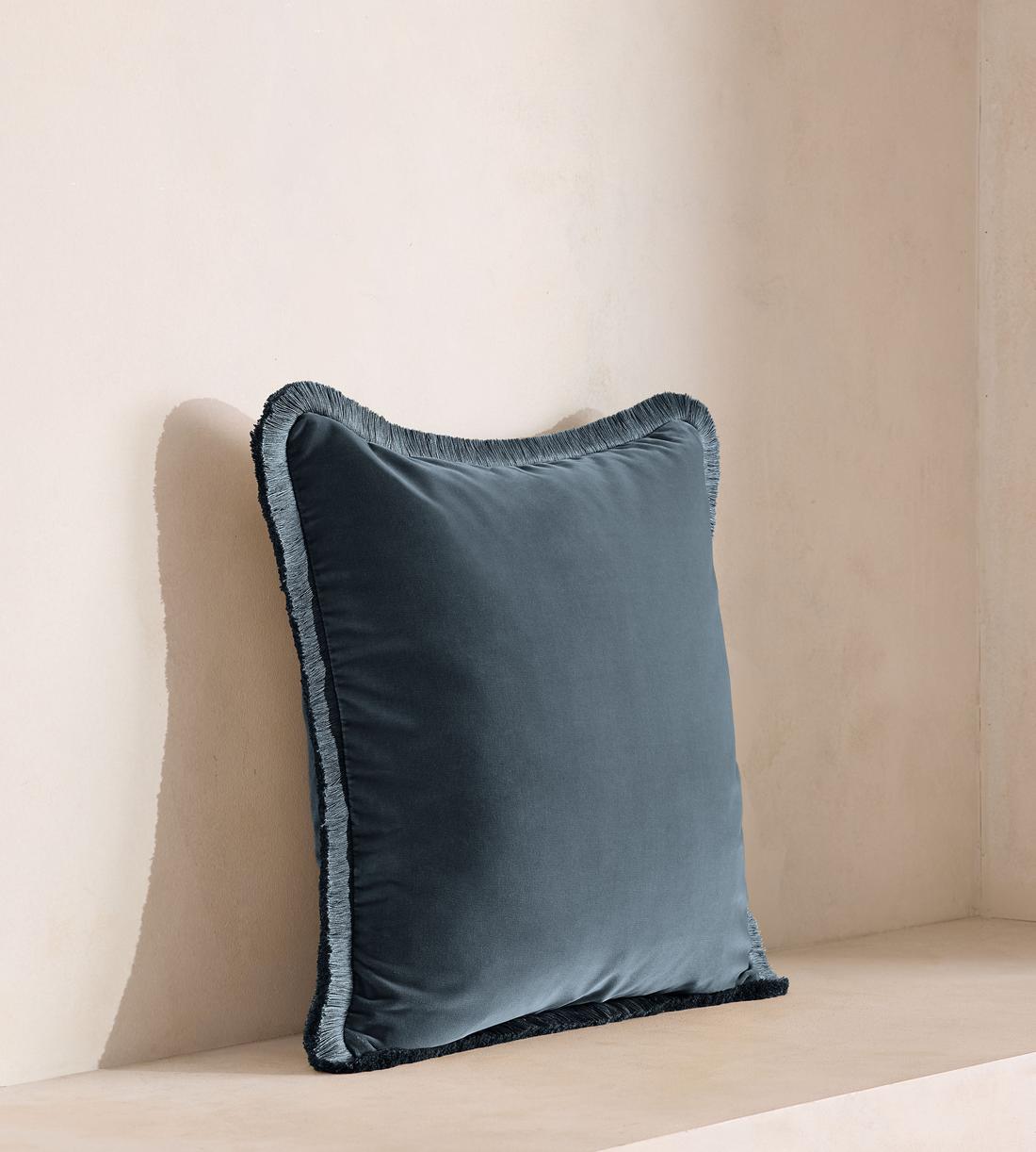 Margeaux Square Cushion - Grey Blue - Listing - Image 2