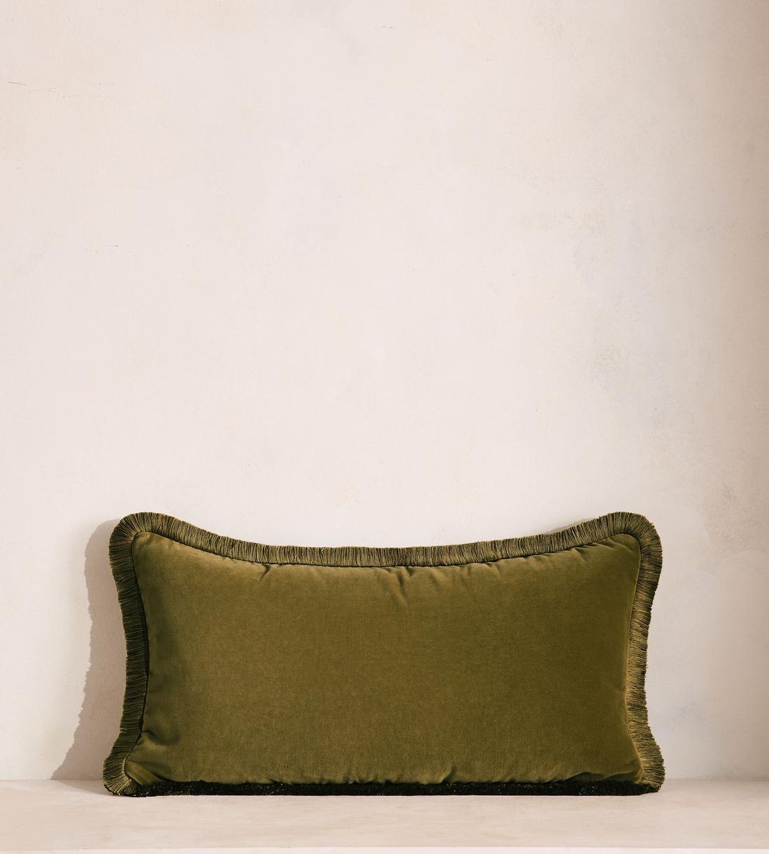Margeaux Oblong Cushion - Olive - Listing - Image 1