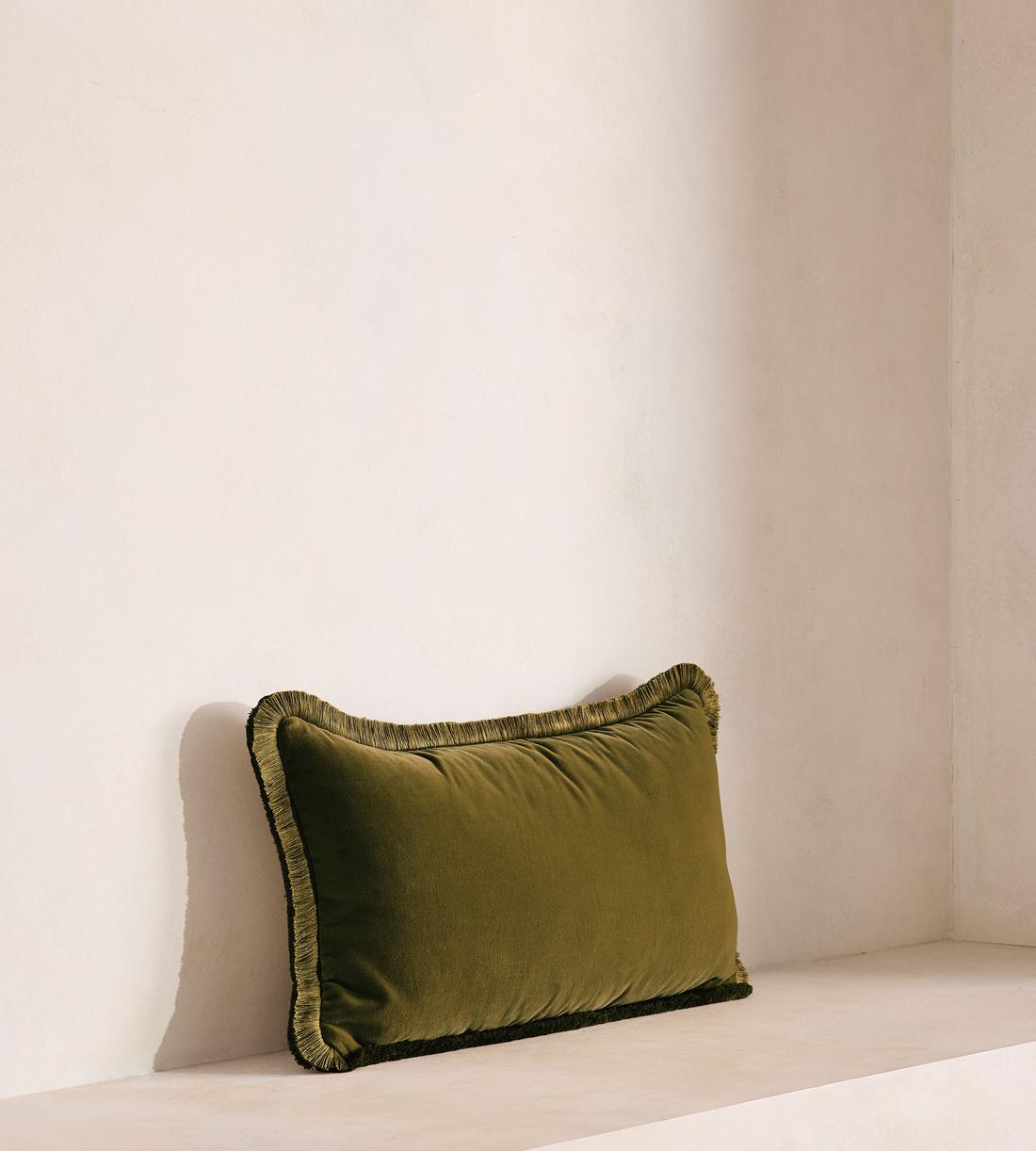 Margeaux Oblong Cushion - Olive - Listing - Image 2