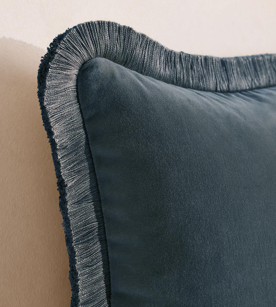 Margeaux Oblong Cushion - Grey Blue - Images - Image 3