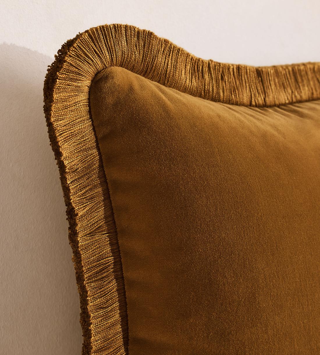 Margeaux Oblong Cushion - Mustard - Images - Image 4