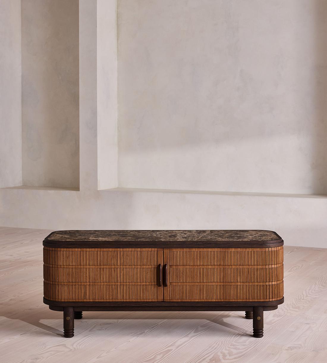 Cullen Media Unit - Dark Emperador Marble - Listing - Image 2