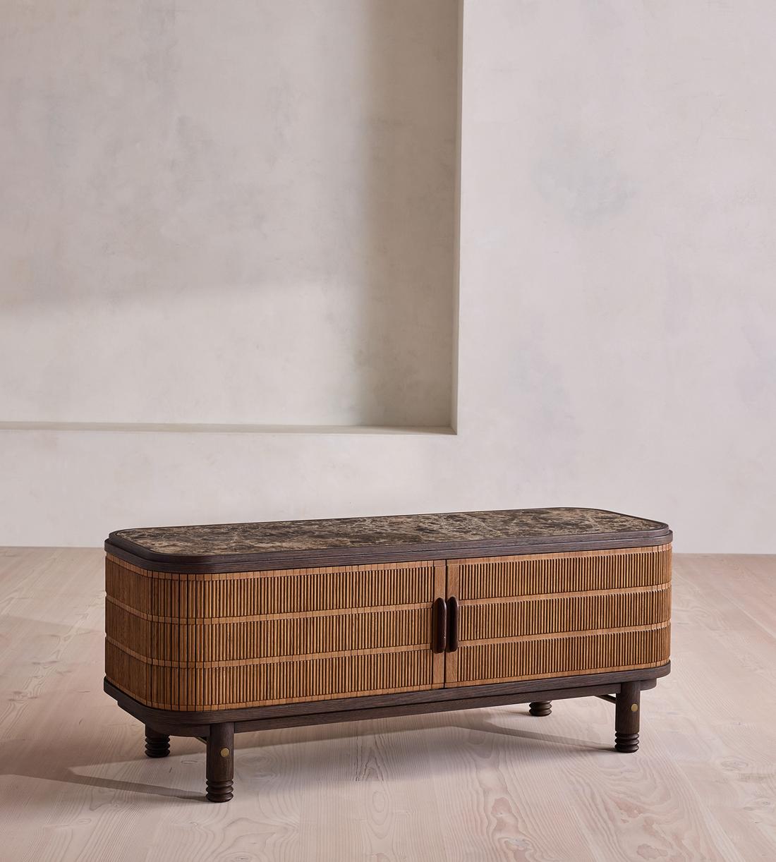 Cullen Media Unit - Dark Emperador Marble - Listing - Image 3
