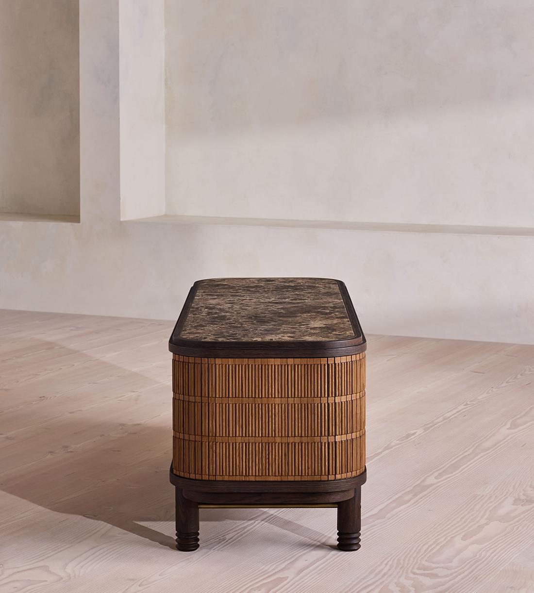 Cullen Media Unit - Dark Emperador Marble - Images - Image 4