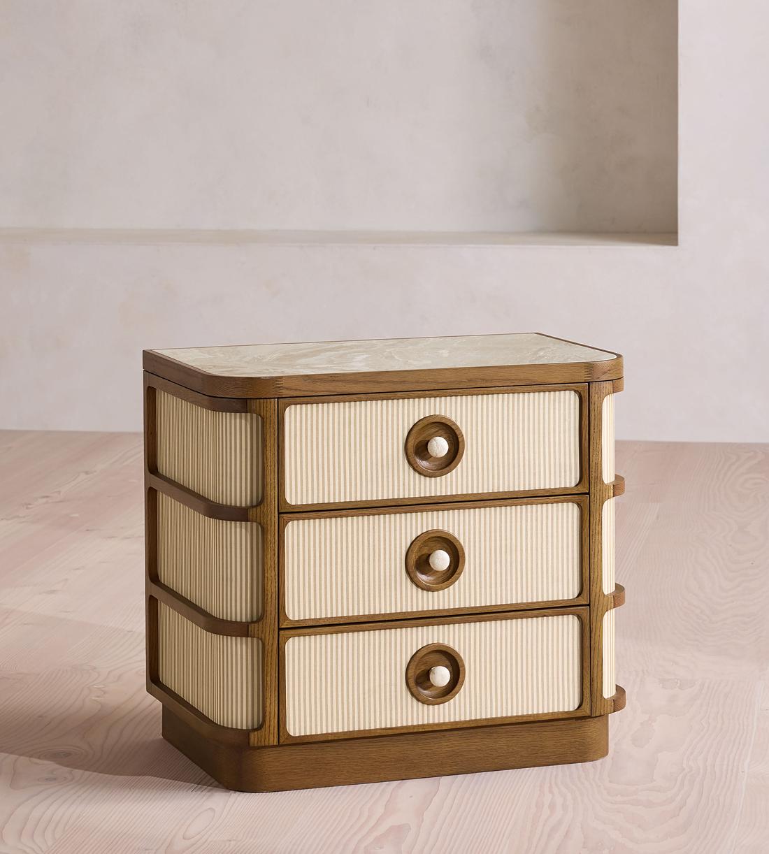 Leo Bedside Table - Royal Diana Marble - Listing - Image 2